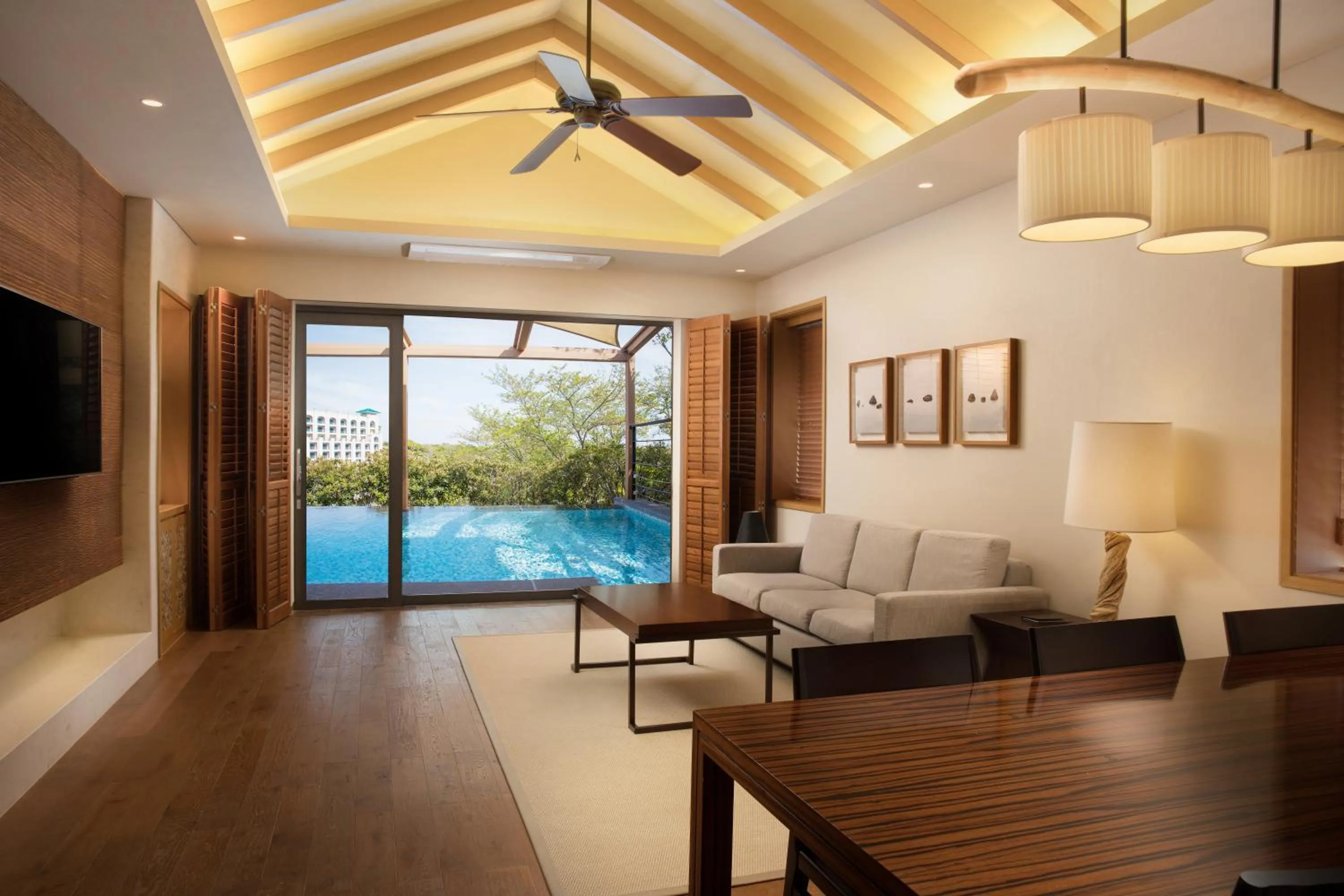Living room in Lotte Hotel Jeju