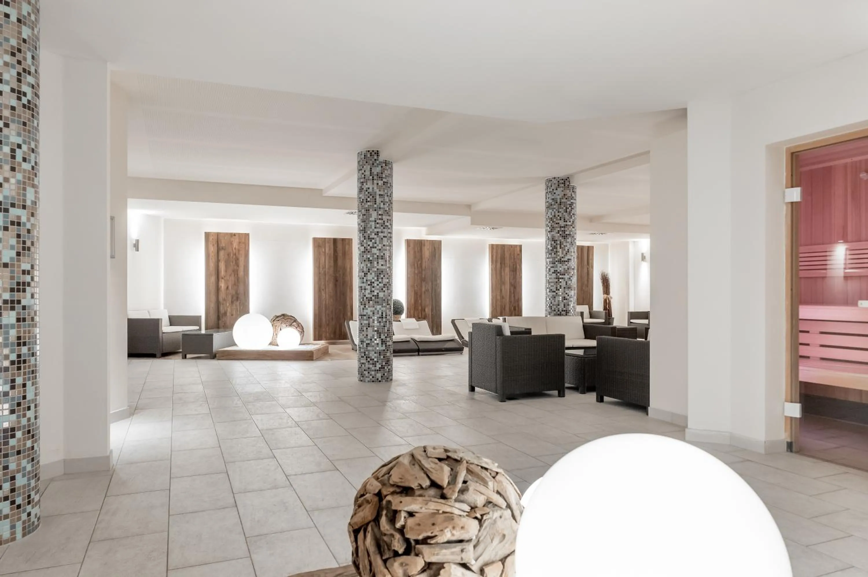 Spa and wellness centre/facilities in Apartment Torri di Seefeld