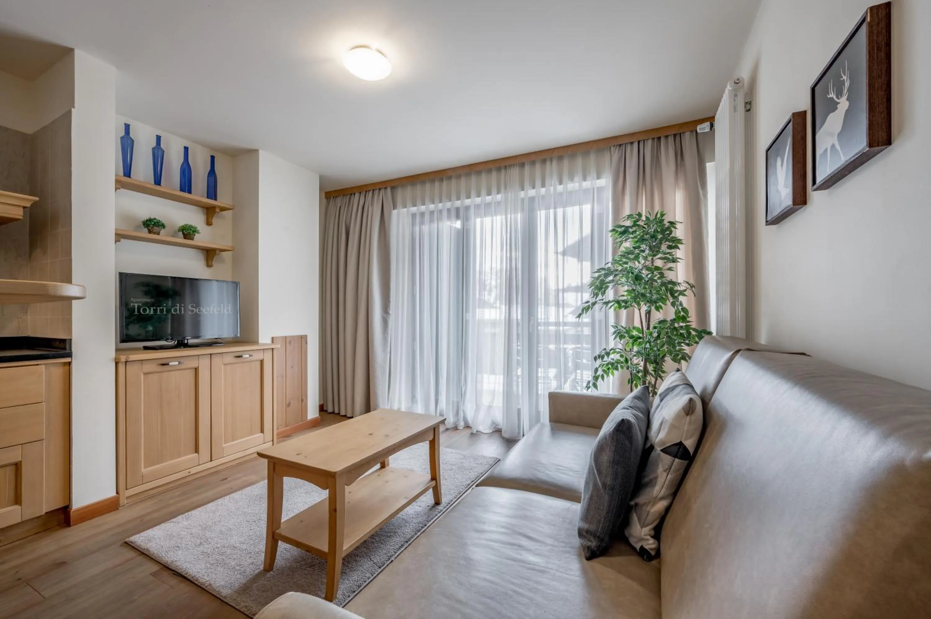 TV and multimedia in Apartment Torri di Seefeld