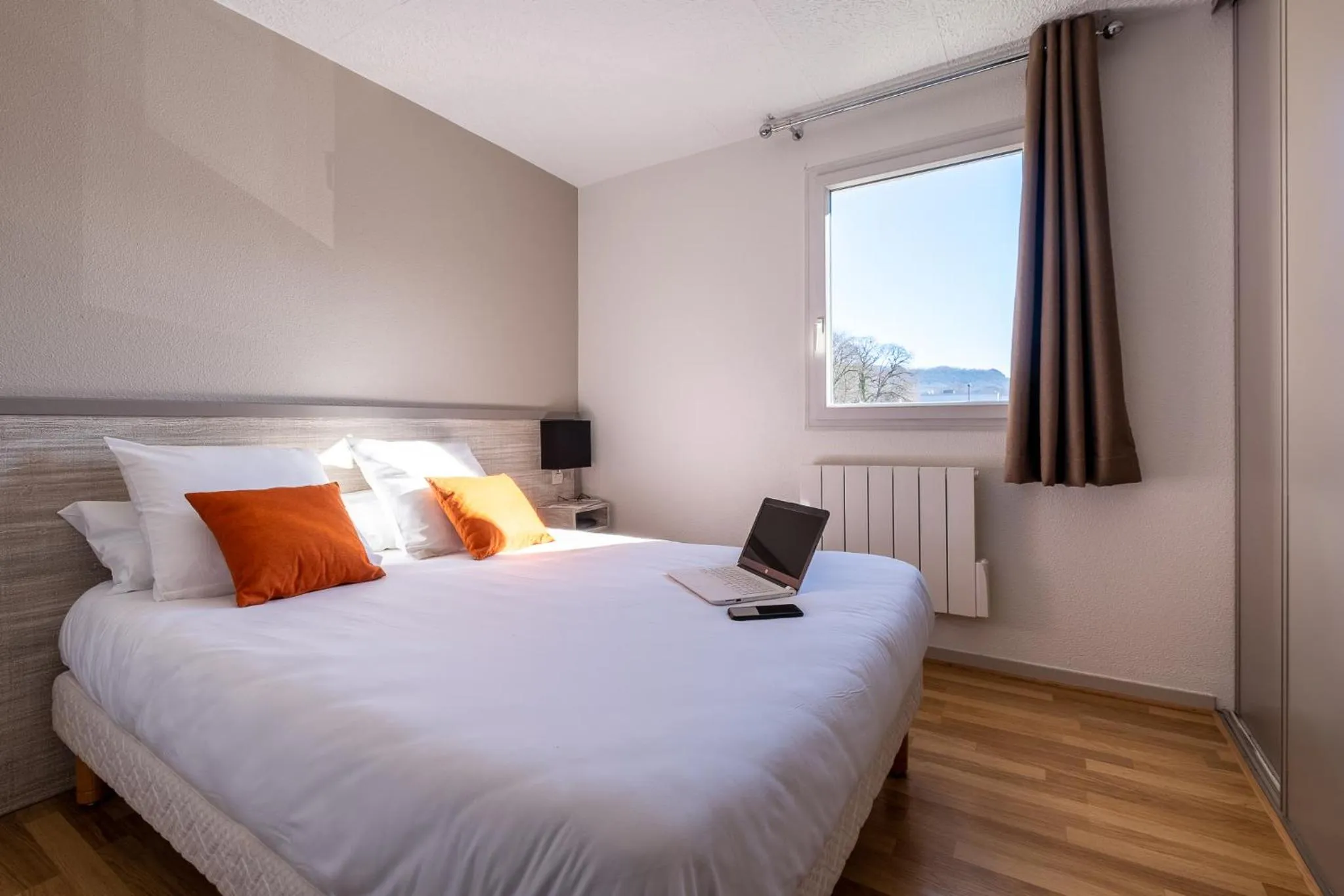 Bed in Residence Des Thermes