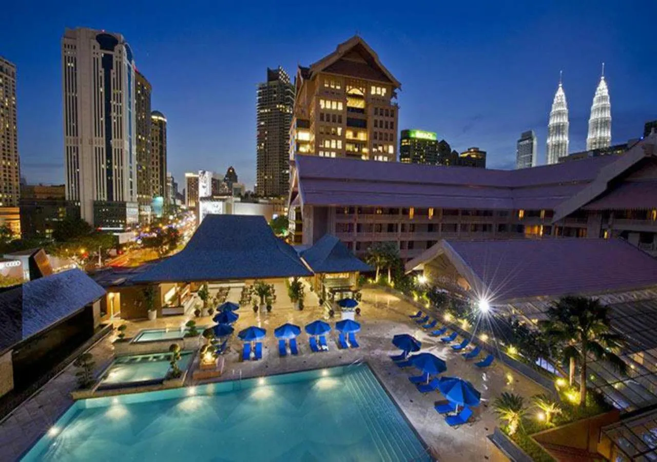 Pool view in Royale Chulan Kuala Lumpur