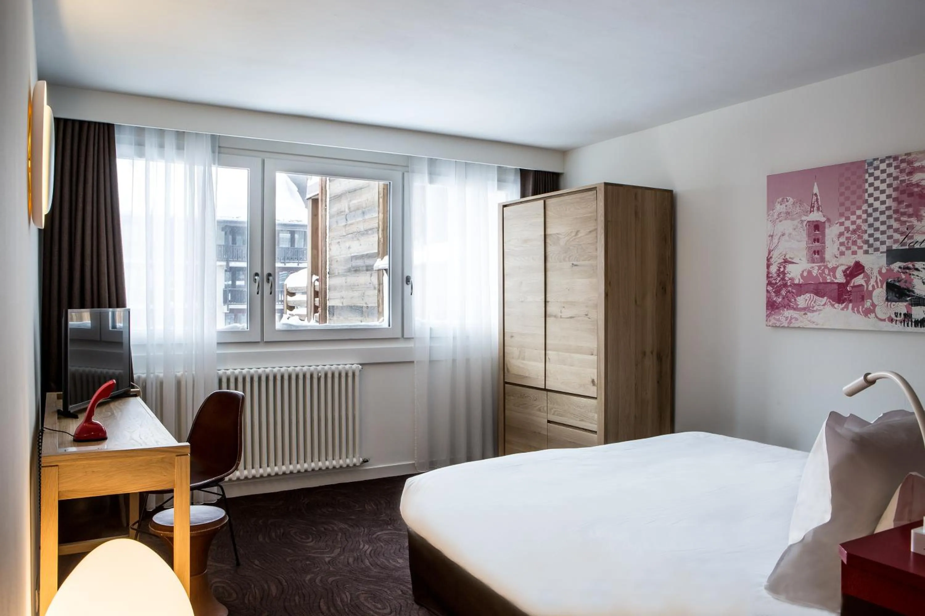 Bedroom, Bed in Hotel Ormelune