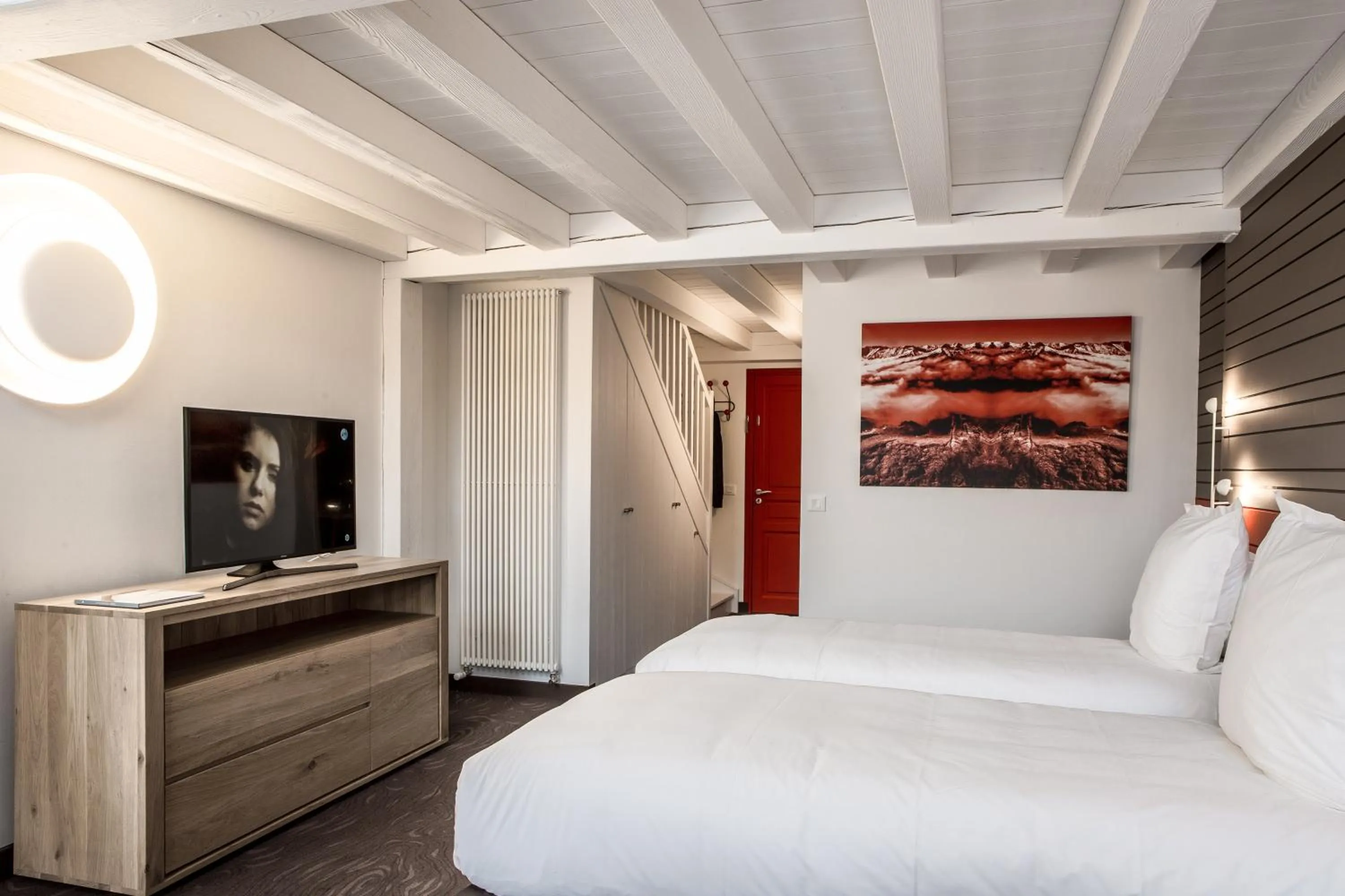 Bedroom, Bed in Hotel Ormelune