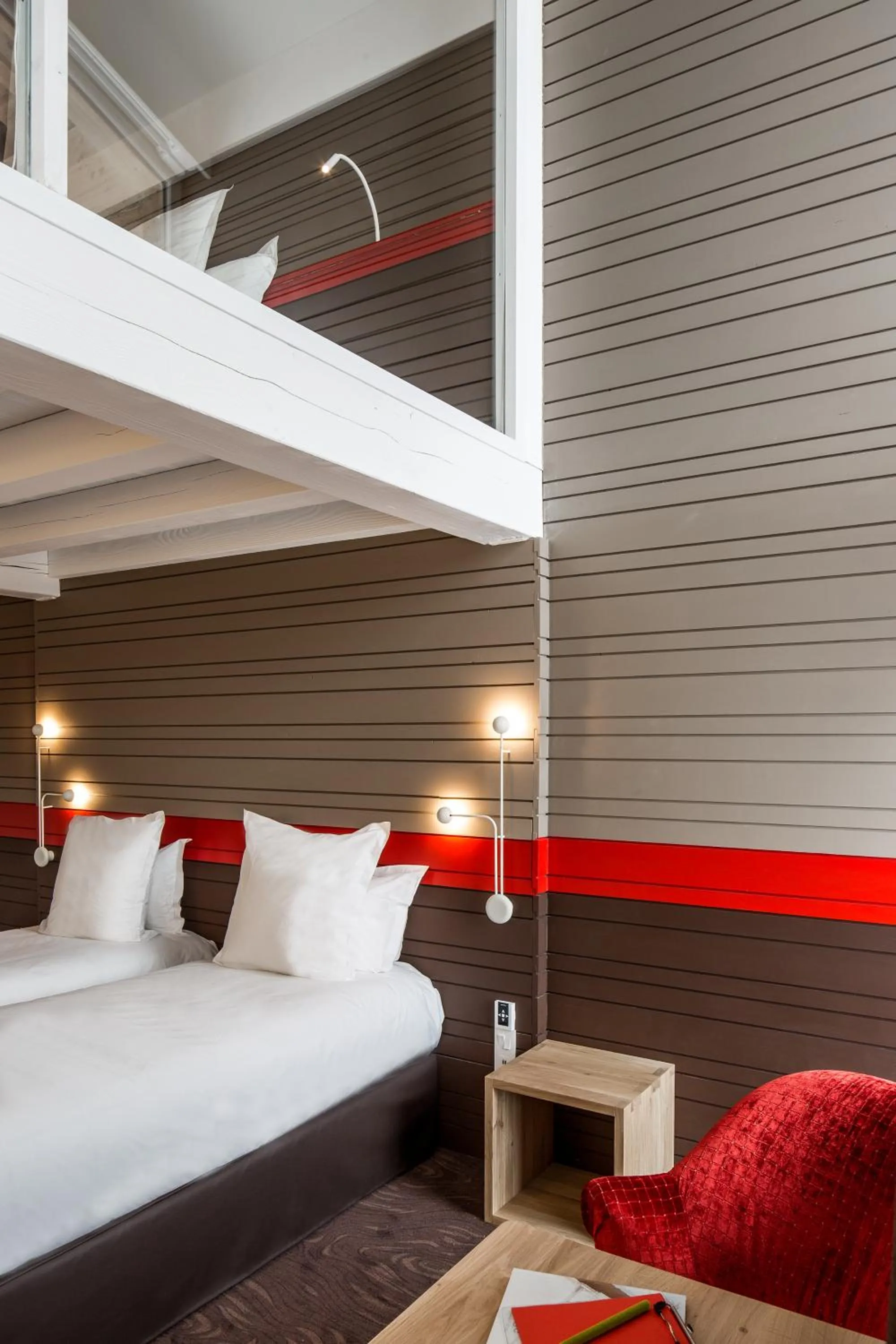 Bedroom, Bed in Hotel Ormelune