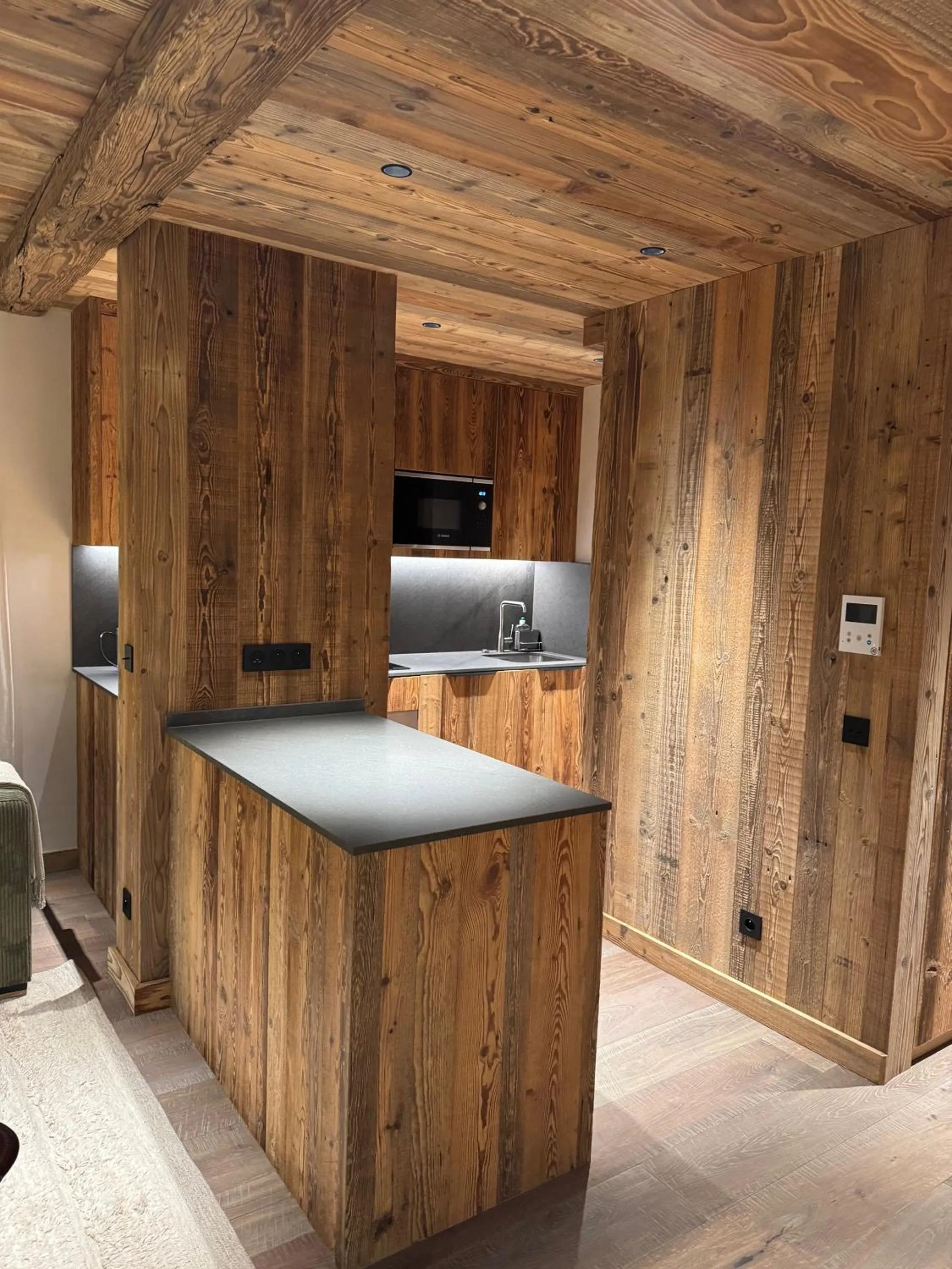 Kitchen or kitchenette in Hotel Ormelune