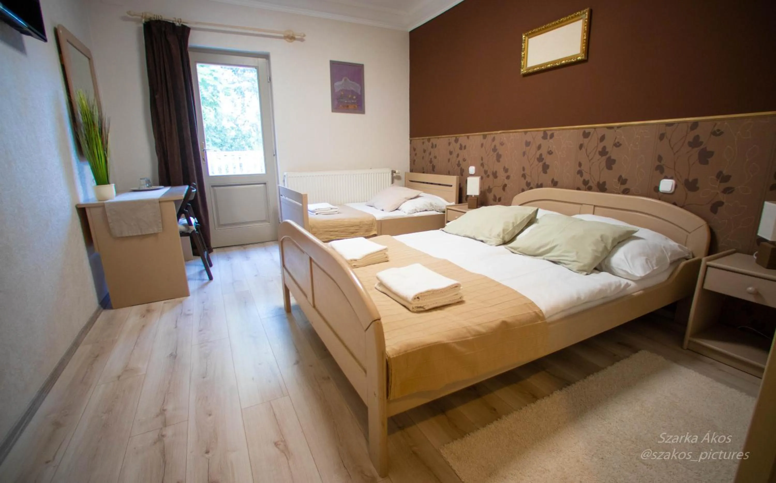 Bedroom, Bed in Pollushof Panzió és Étterem