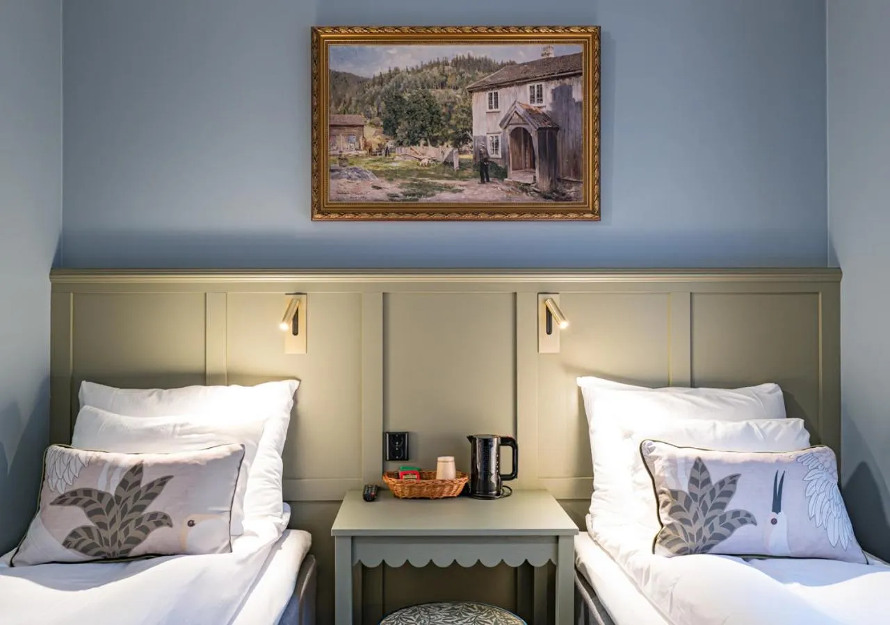 Bed in Hotel Breiseth