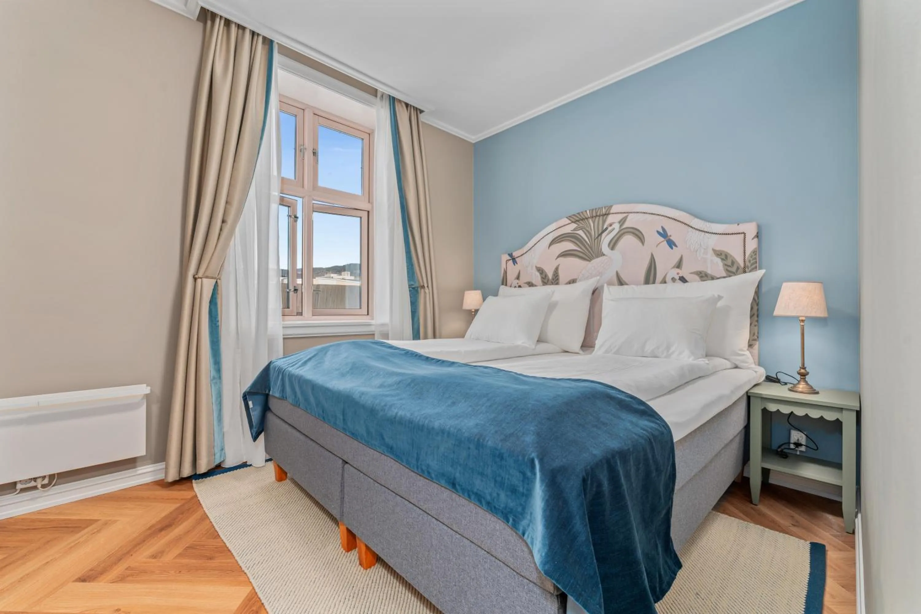 Bed in Hotel Breiseth