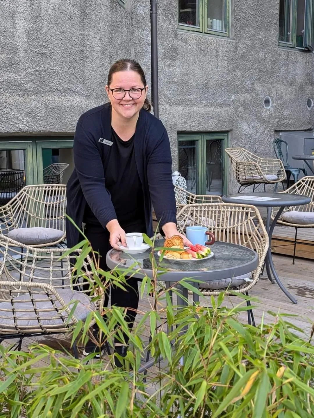 Garden in Hotel Breiseth
