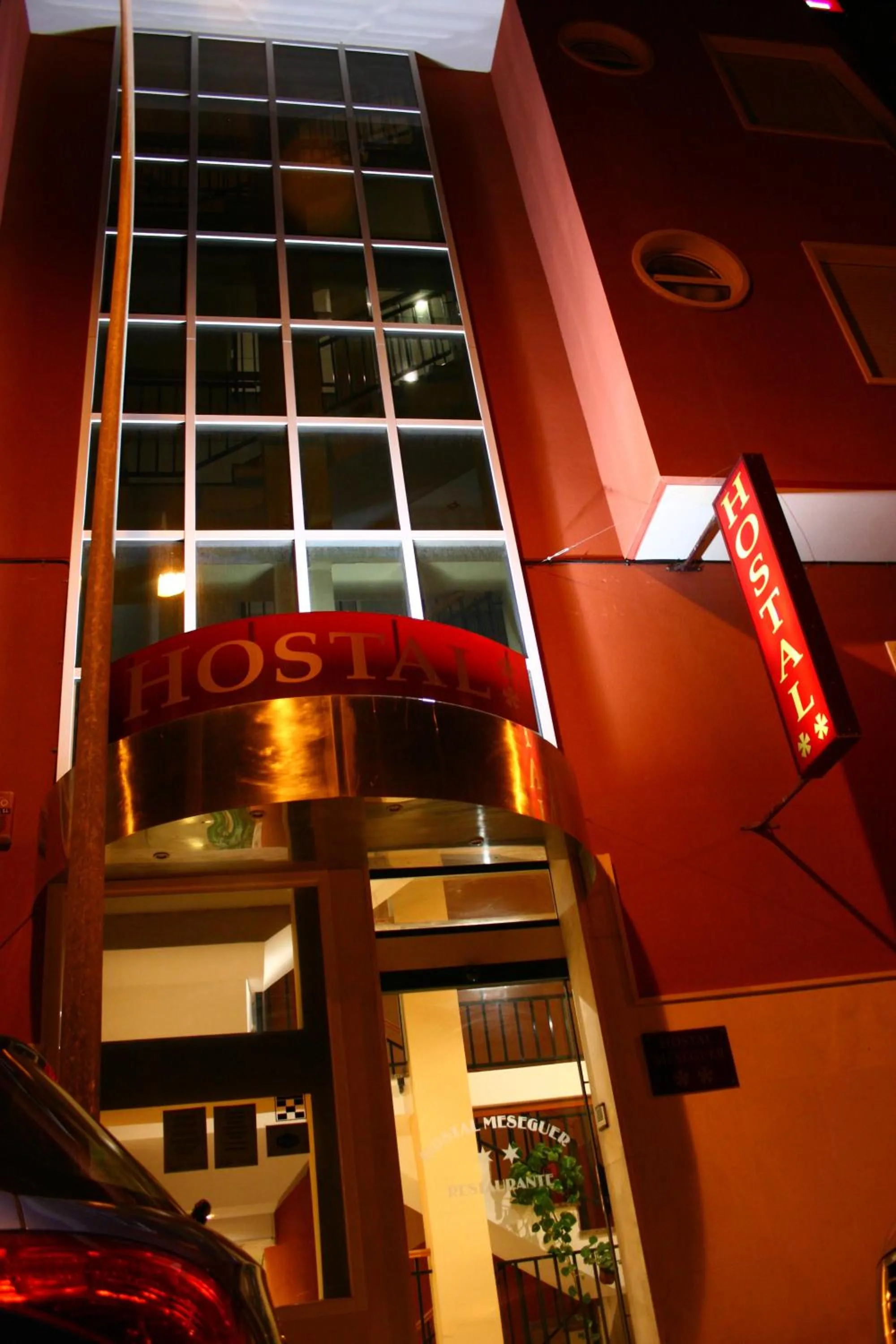 Lobby or reception in Hostal Meseguer