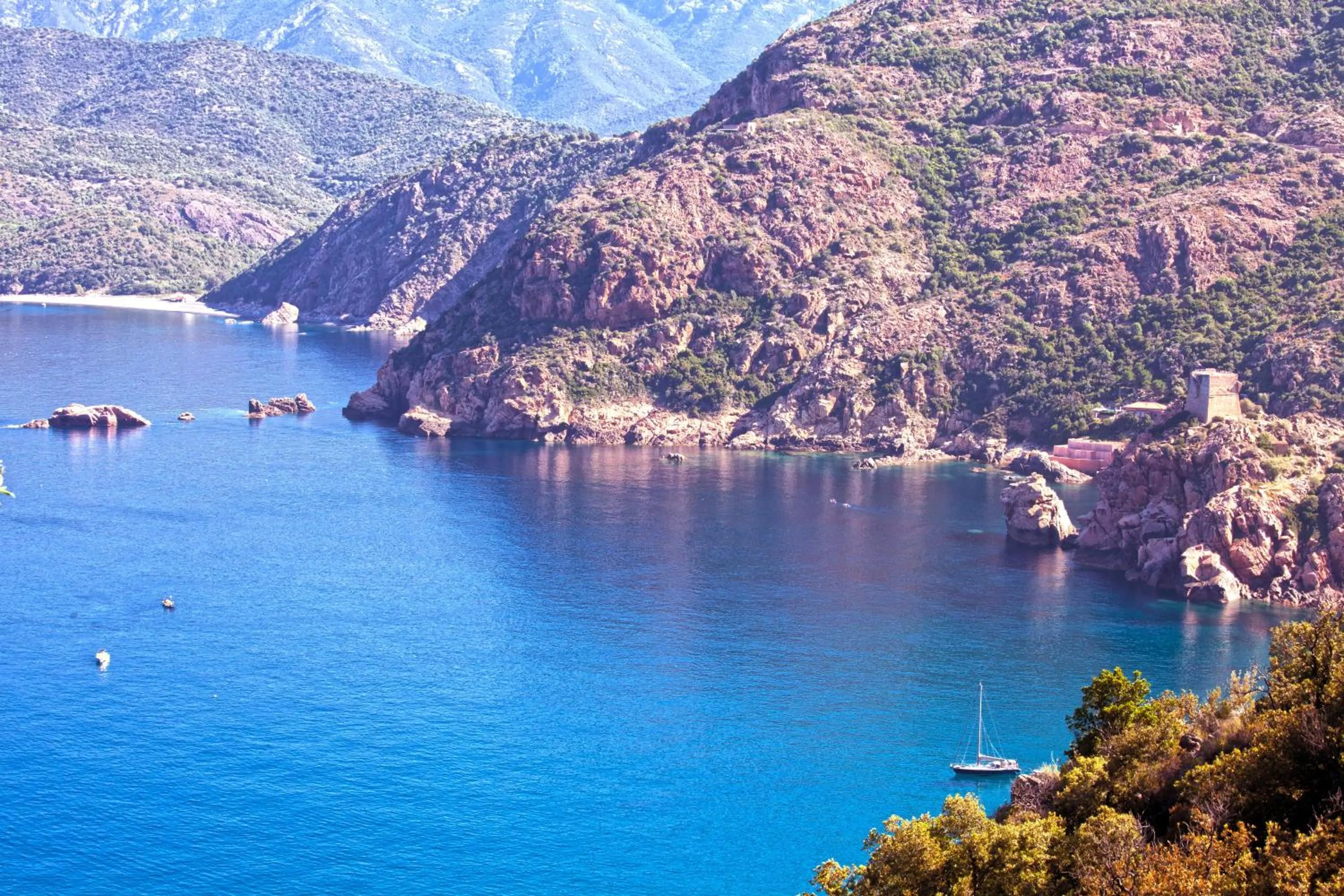 Natural landscape in Hotel Kalliste