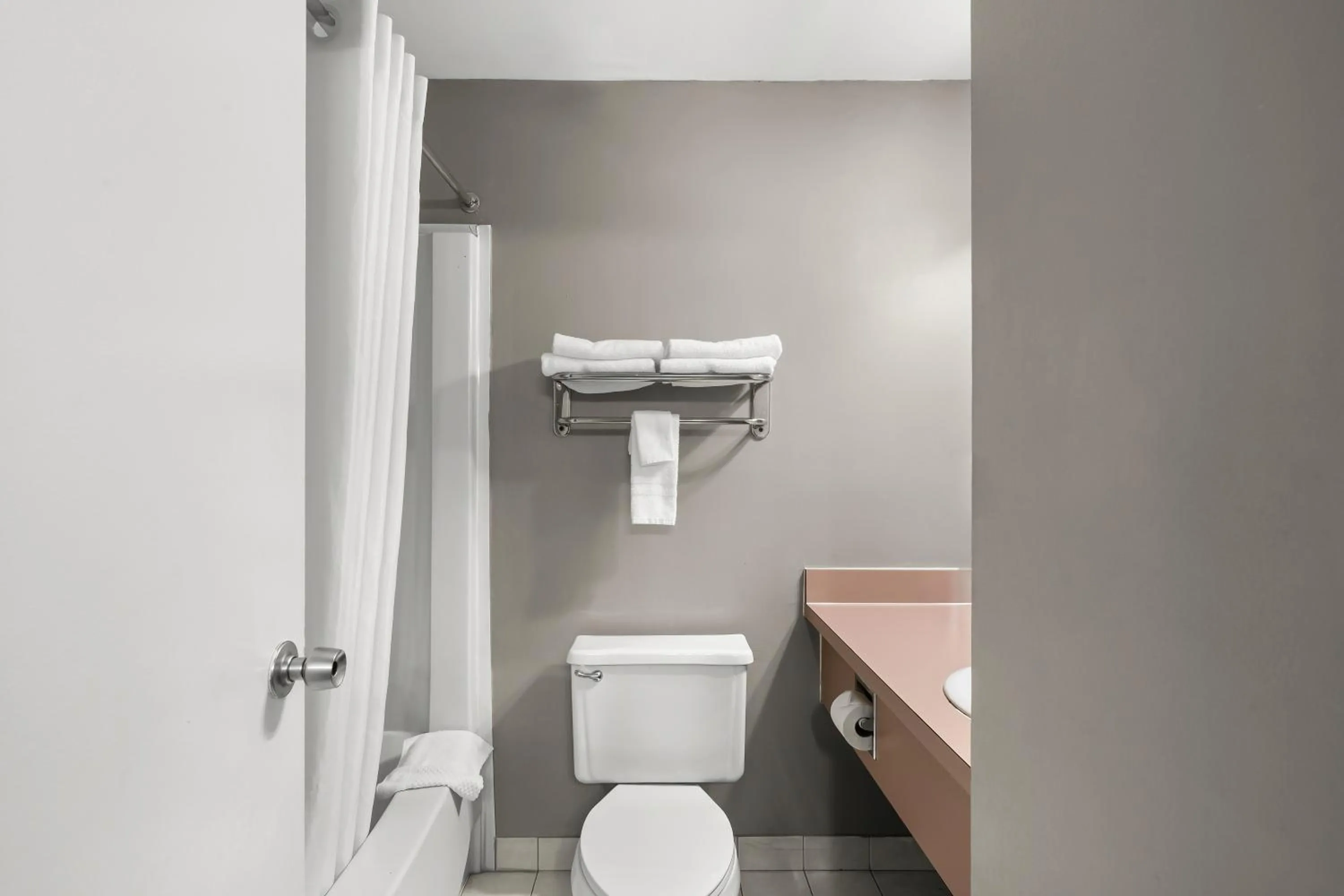 Toilet in Knights Inn Virginia Beach Lynnhaven