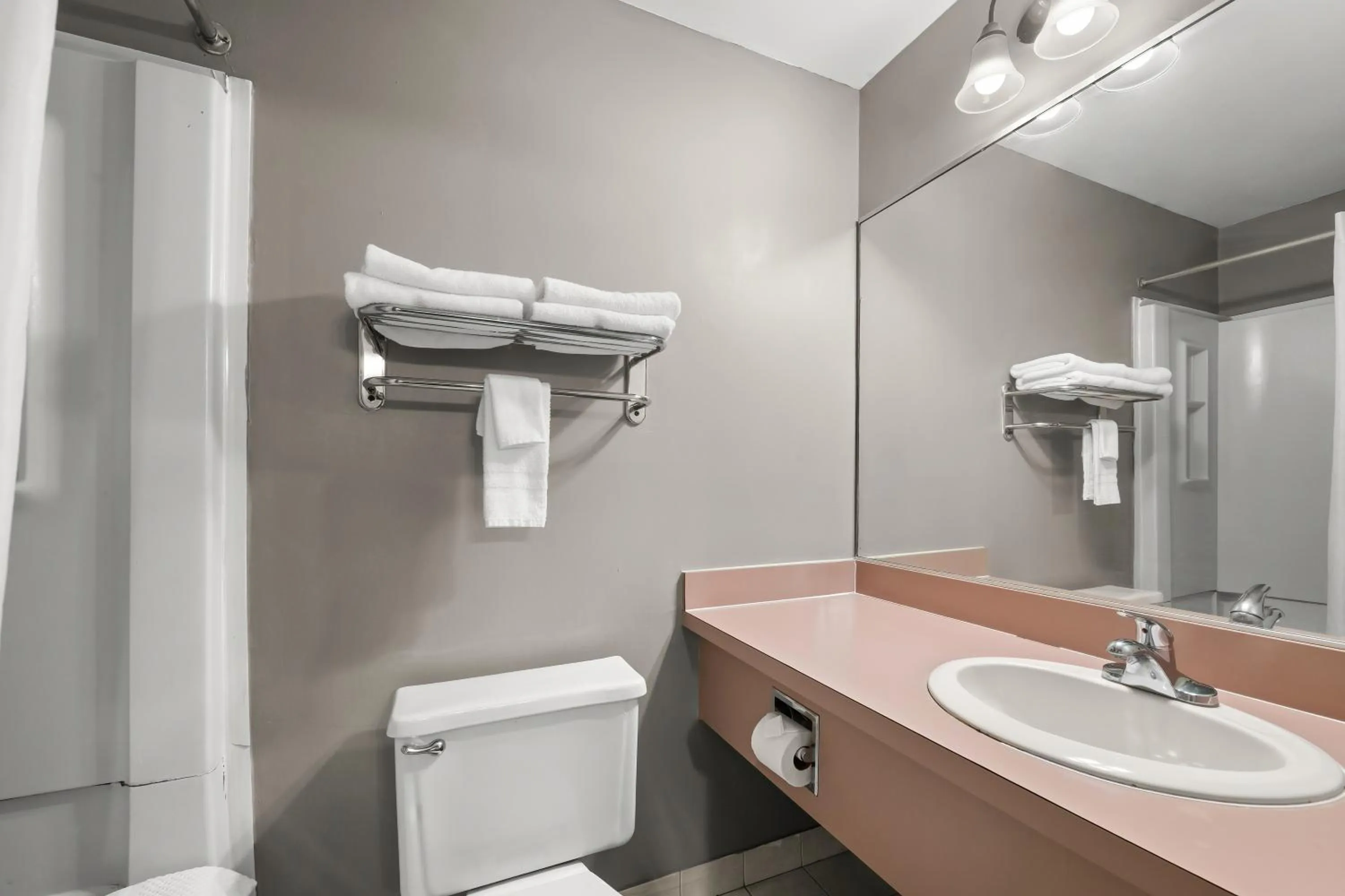 Toilet in Knights Inn Virginia Beach Lynnhaven