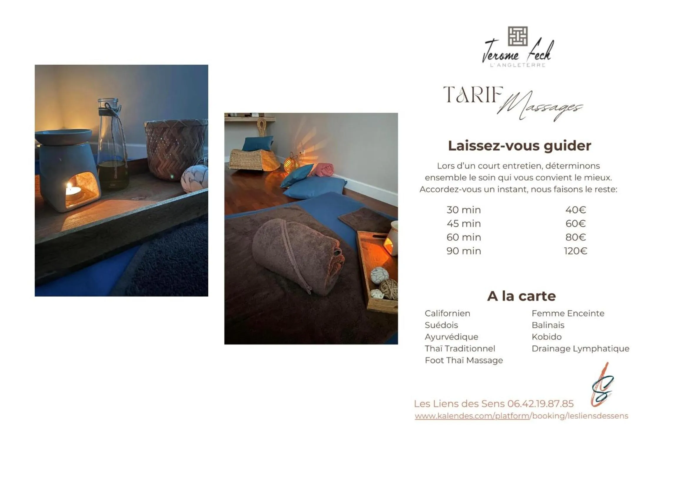 Massage, Bed in Hotel d'Angleterre