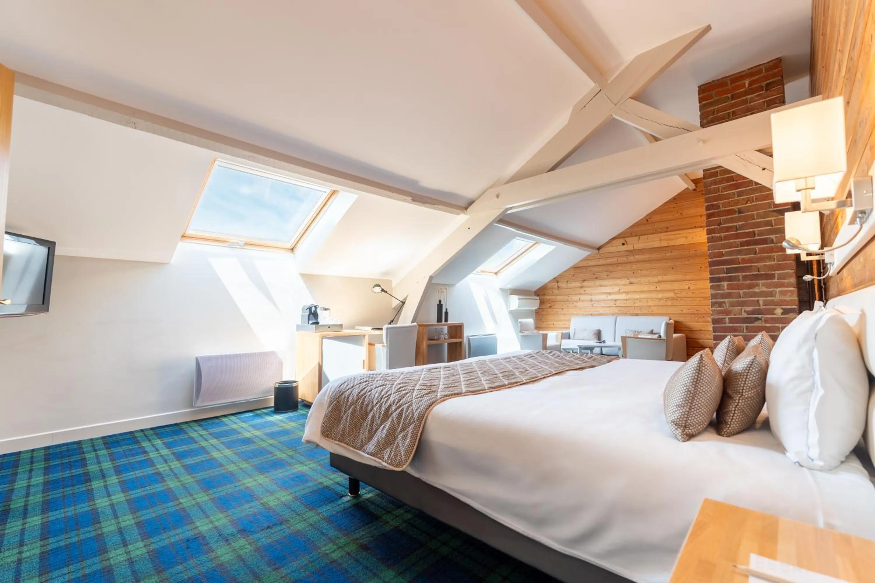 Bed in Hotel d'Angleterre