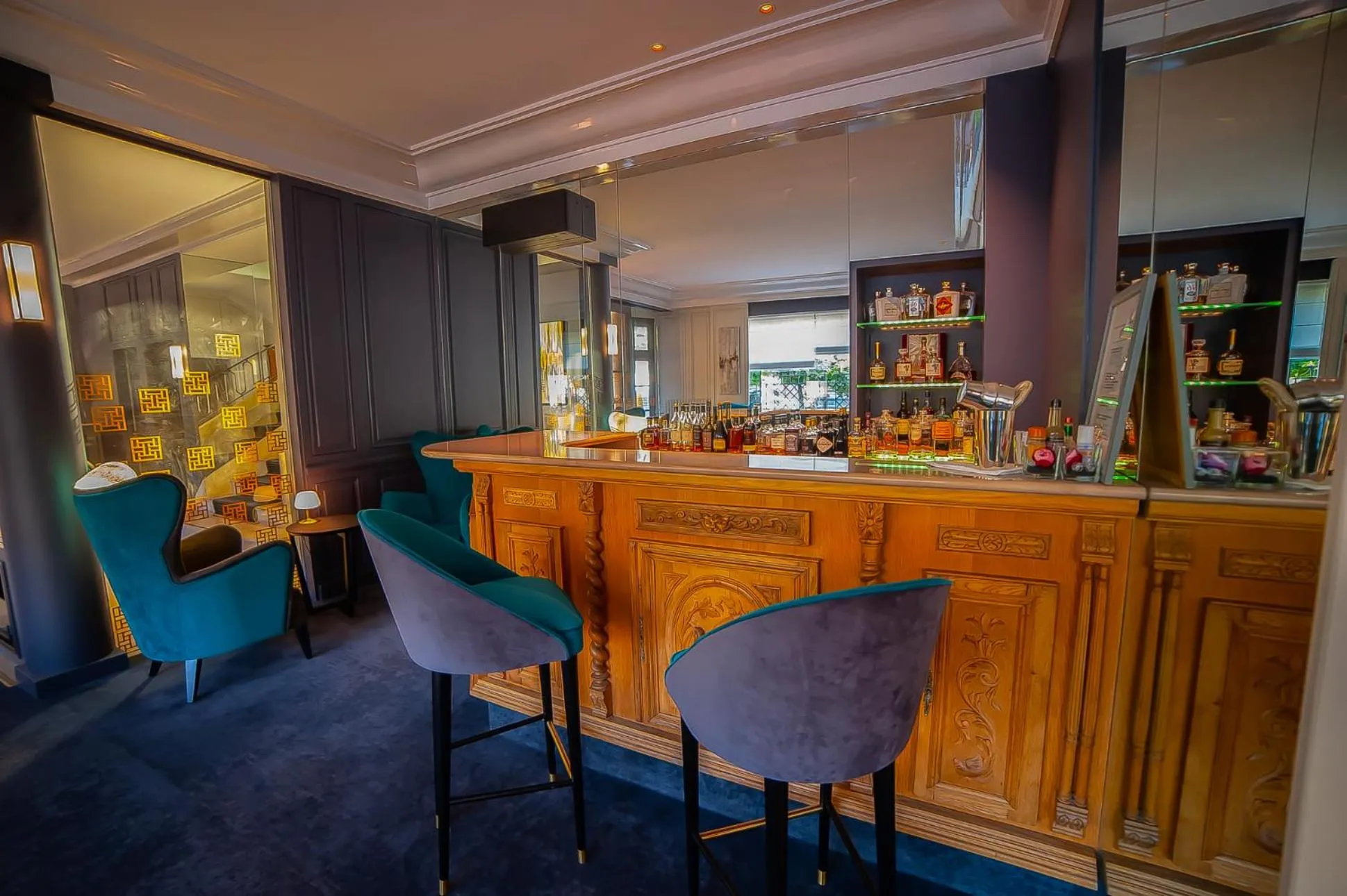 Lounge or bar in Hotel d'Angleterre