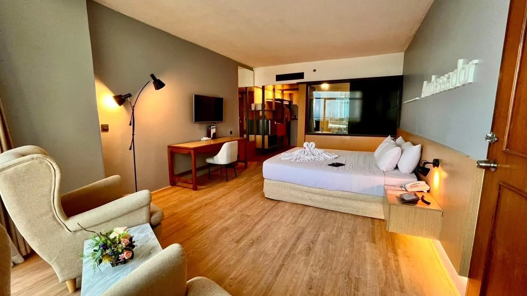 Bedroom in Ambassador City Jomtien Ocean Wing - SHA Plus