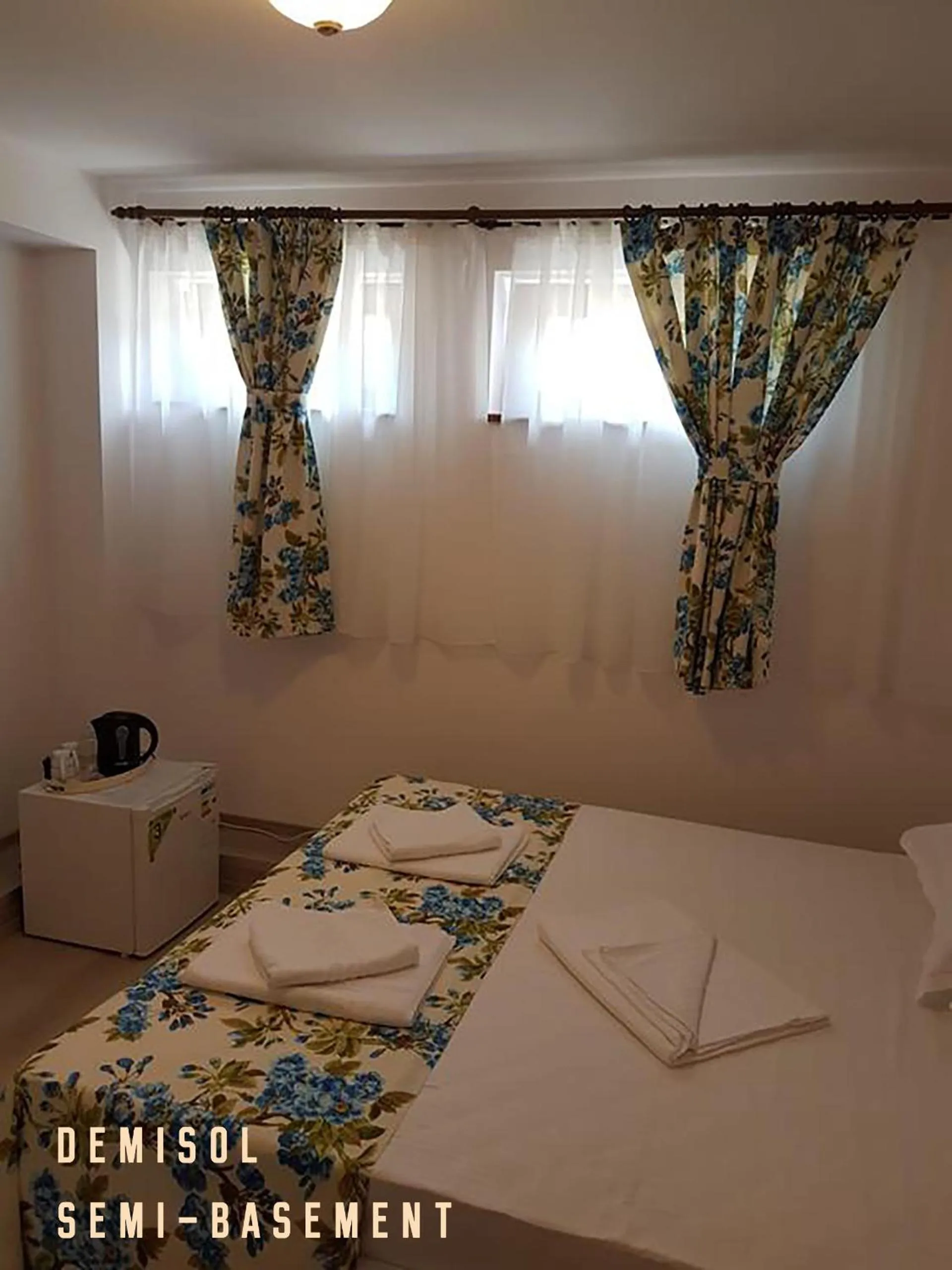 Bed in Pensiunea Geostar