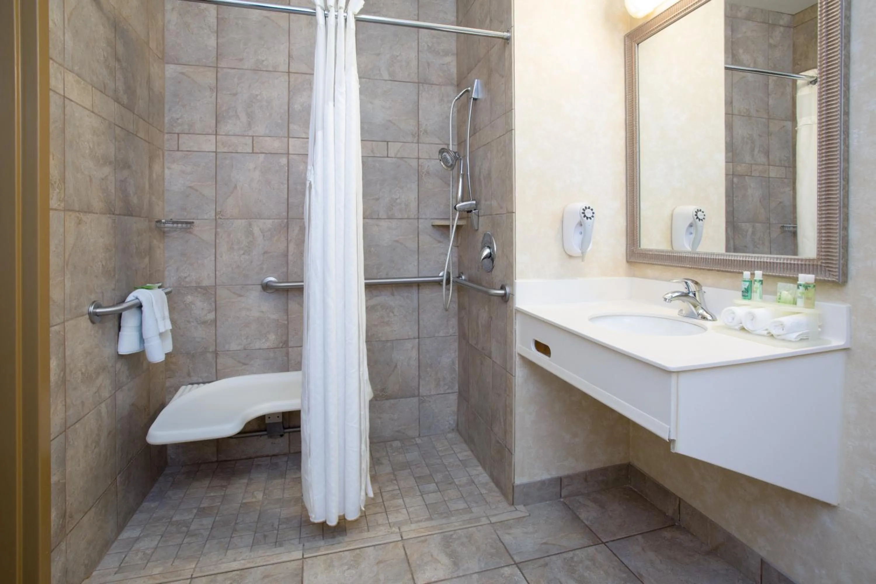 Bathroom in Holiday Inn Express Hotel & Suites Minot South by IHG