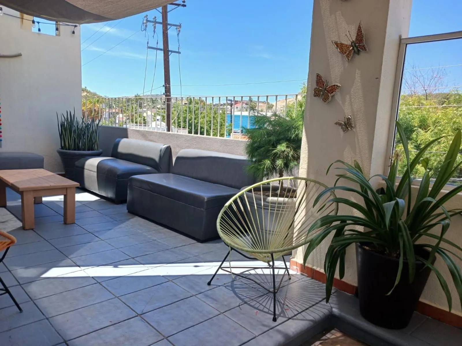 Seating area in Suites Las Palmas