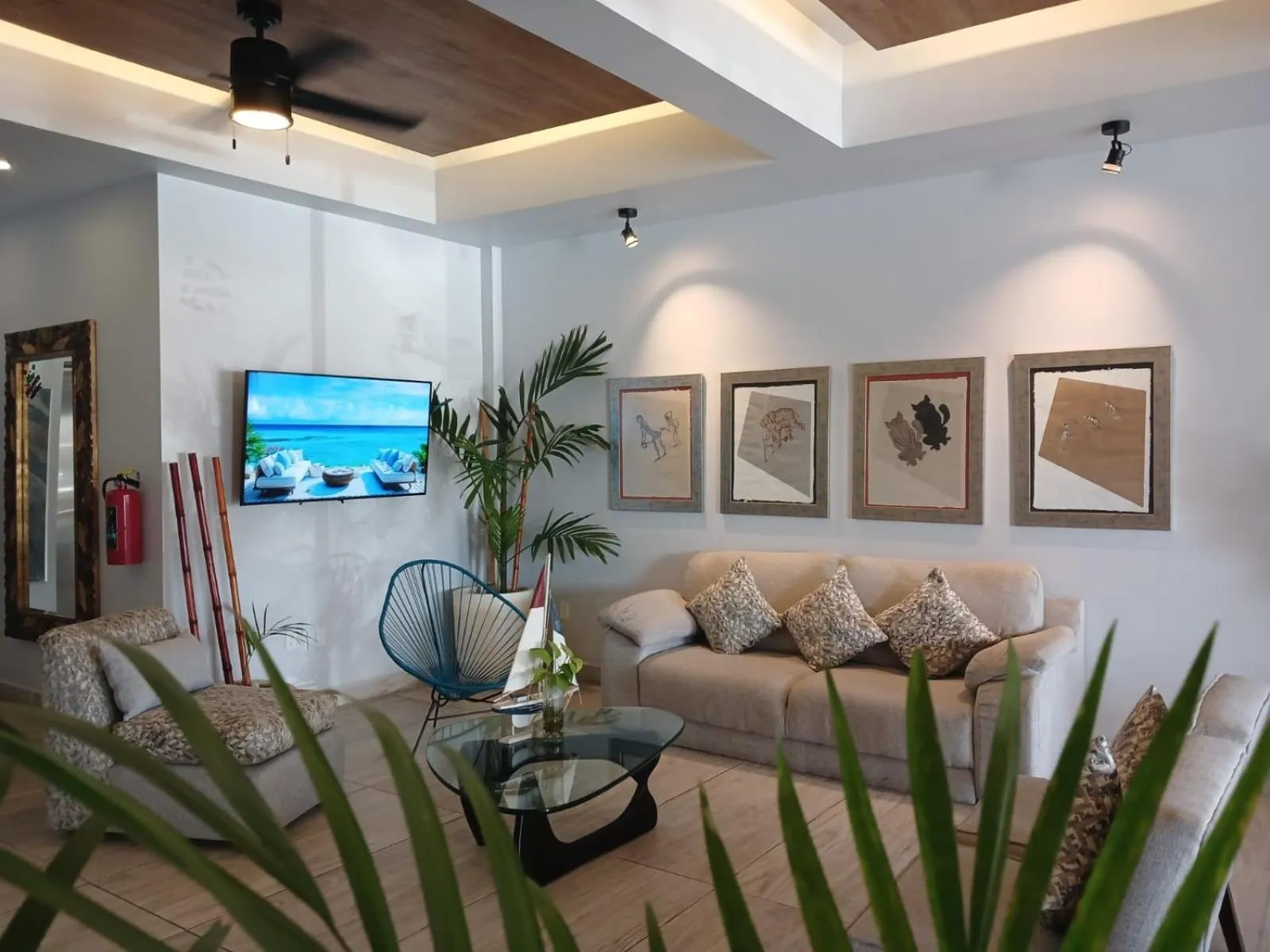 Living room in Suites Las Palmas