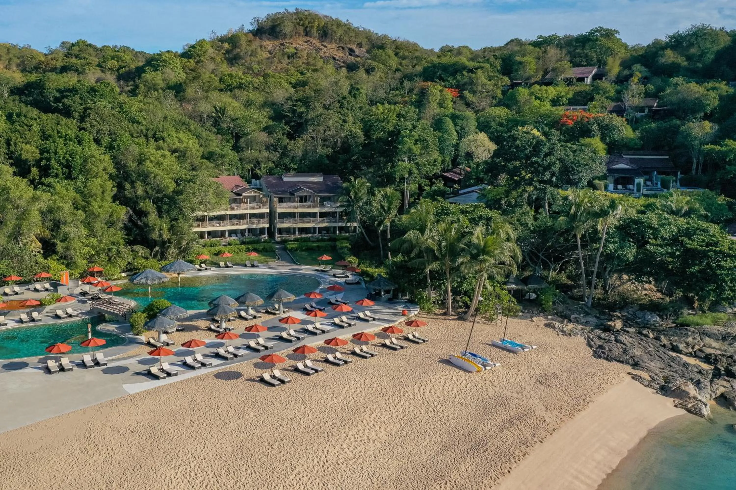 Bird's eye view in Garrya Tongsai Bay Samui