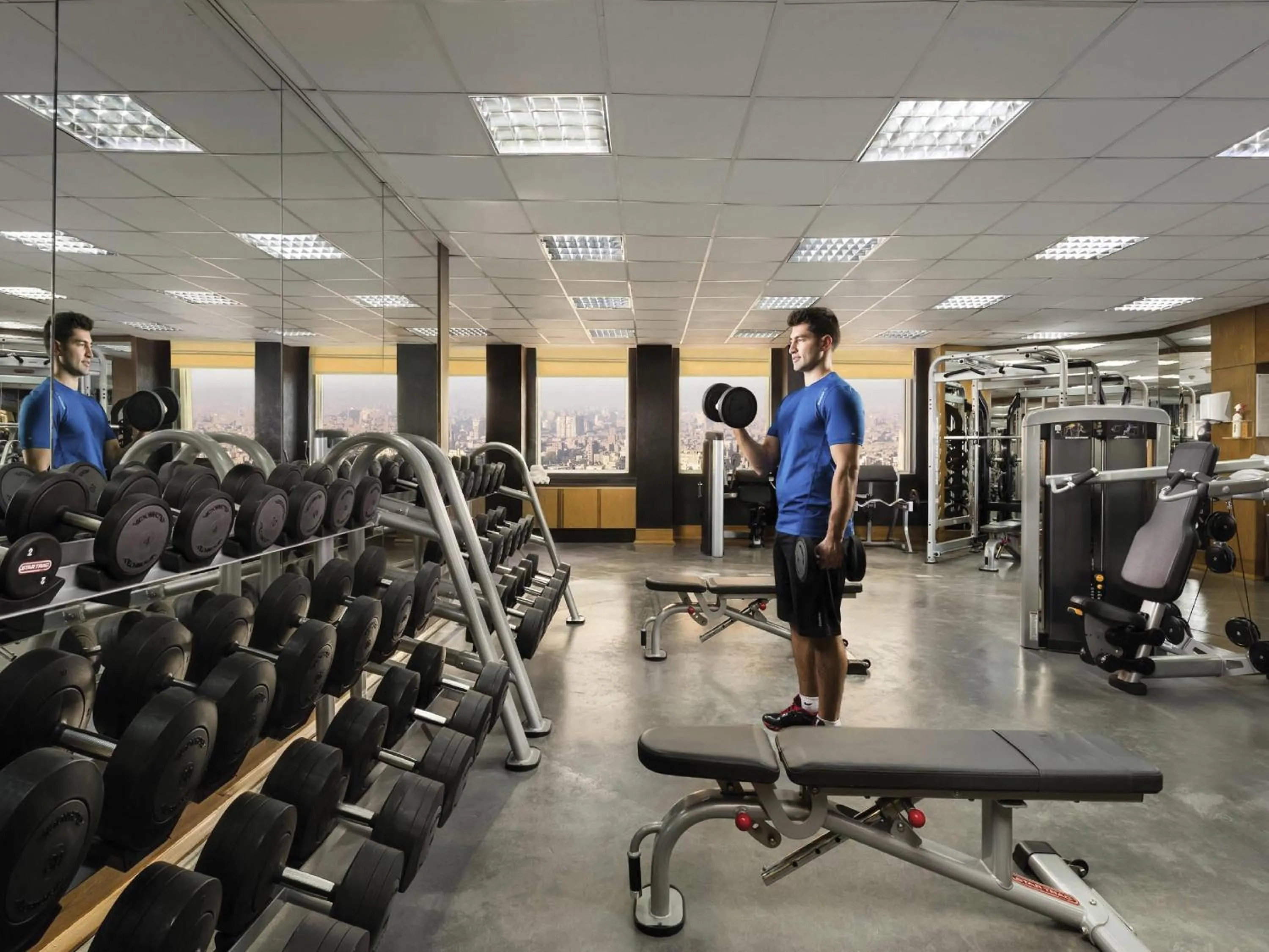 Fitness centre/facilities in Fairmont Nile City