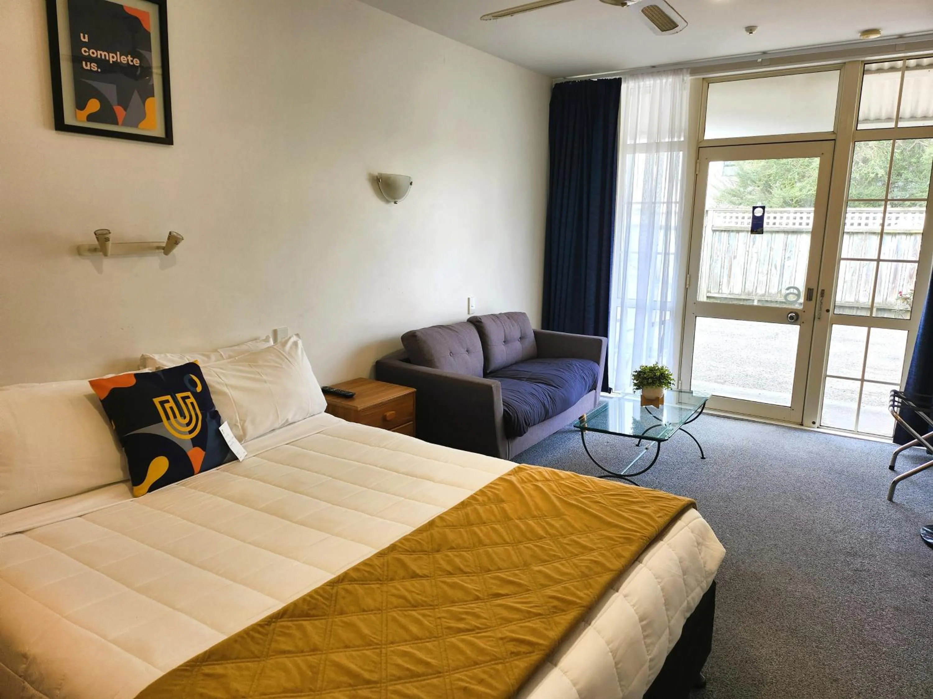 Bed in U Studios Paraparaumu Beach