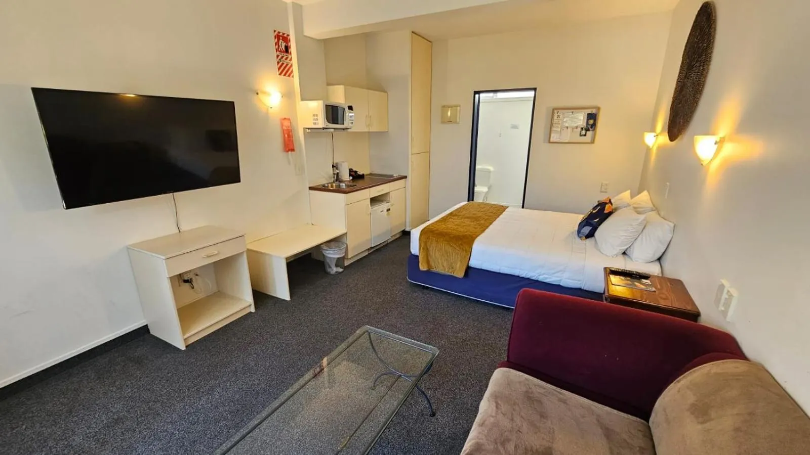 Bed in U Studios Paraparaumu Beach