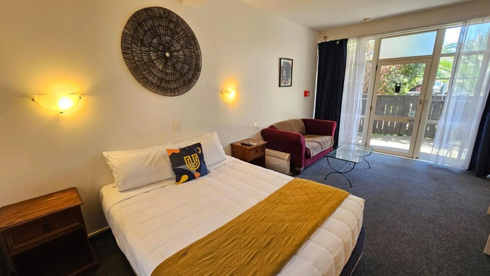 Bed in U Studios Paraparaumu Beach