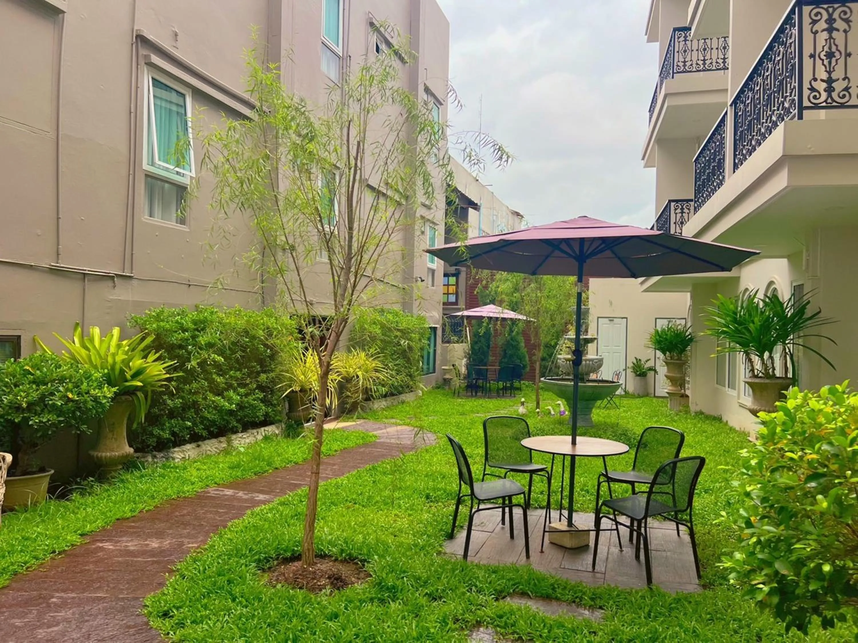 Garden view in Eurana Boutique Hotel