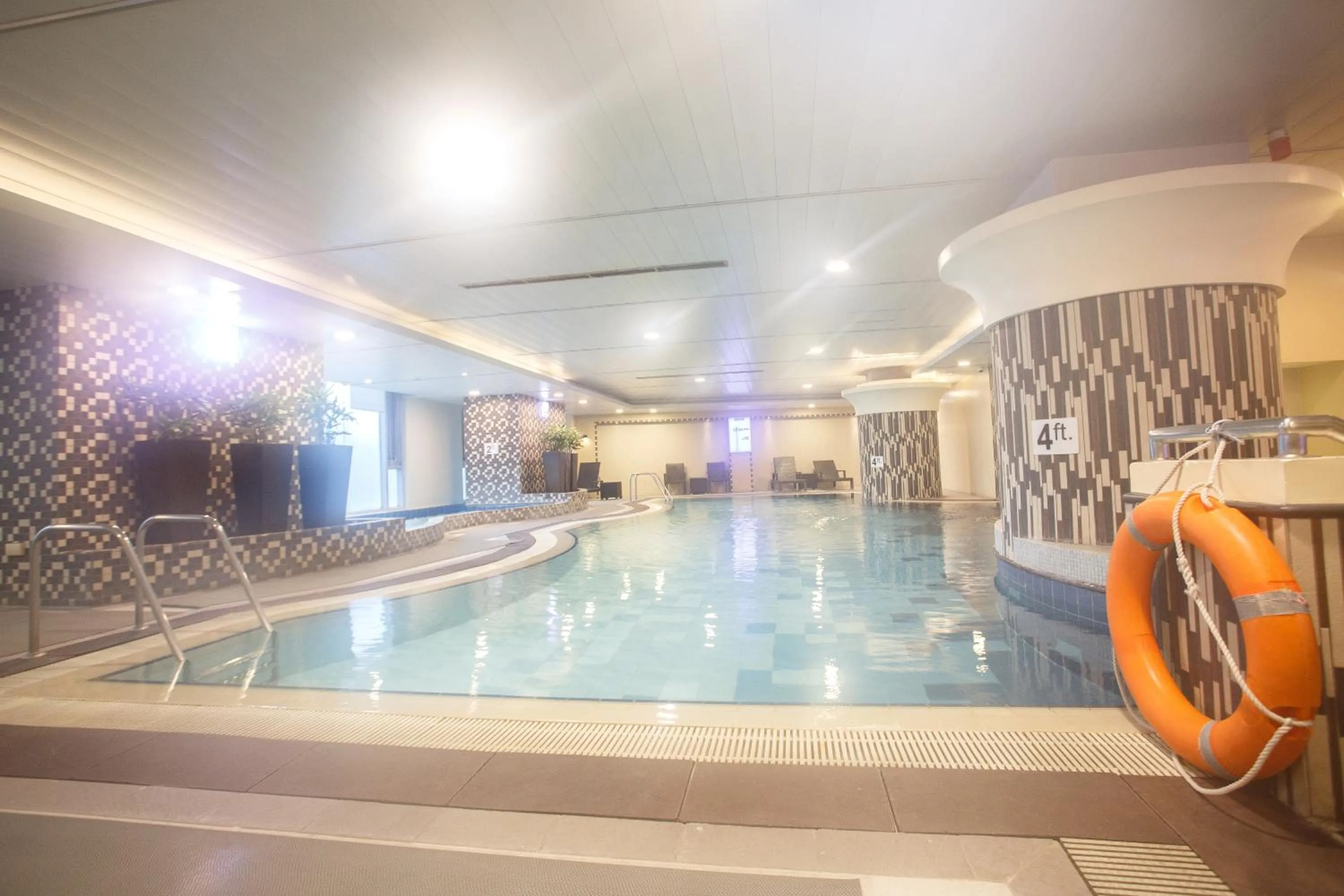 Swimming pool in The Linden Suites