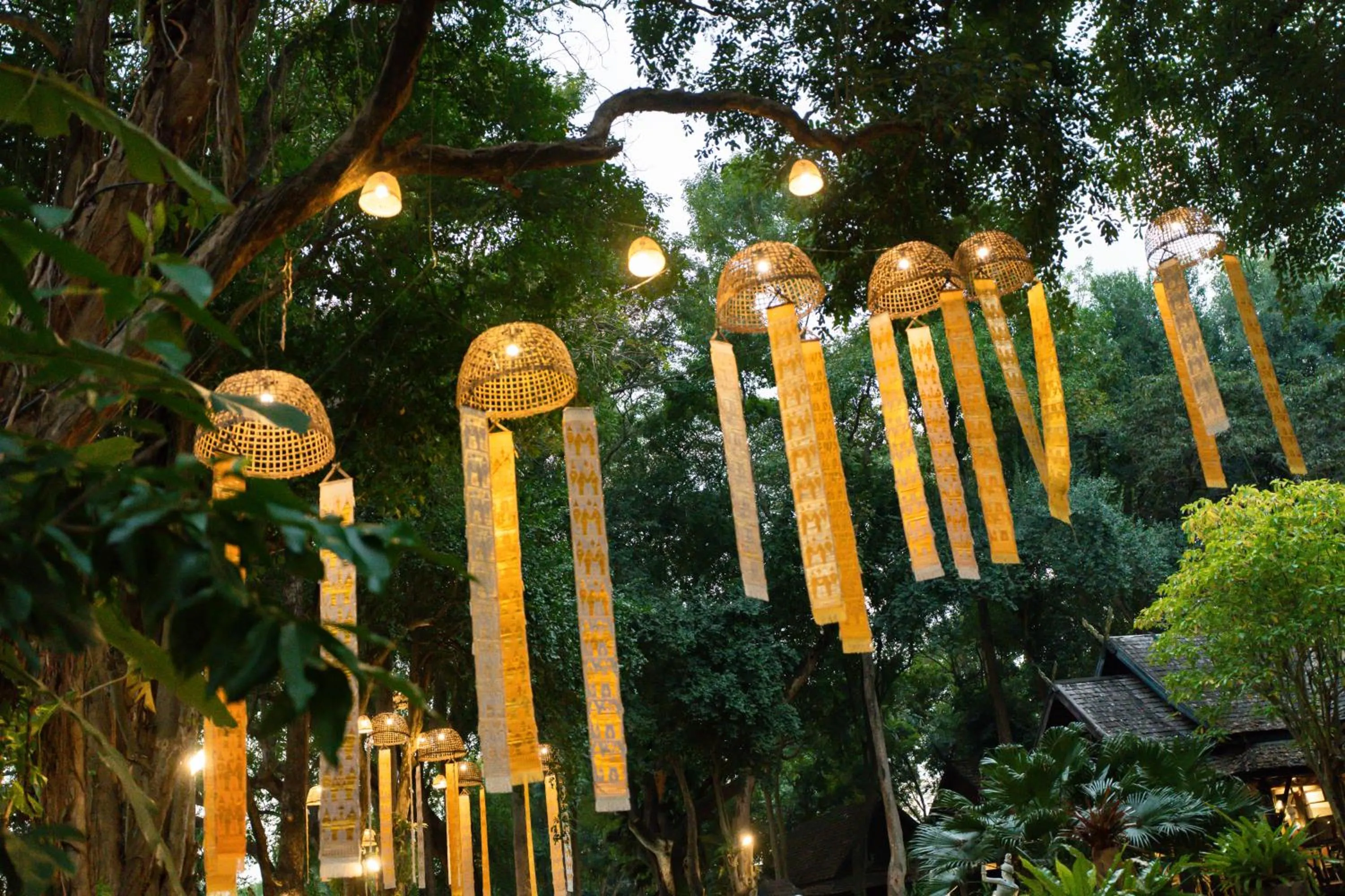 Garden in Lampang River Lodge