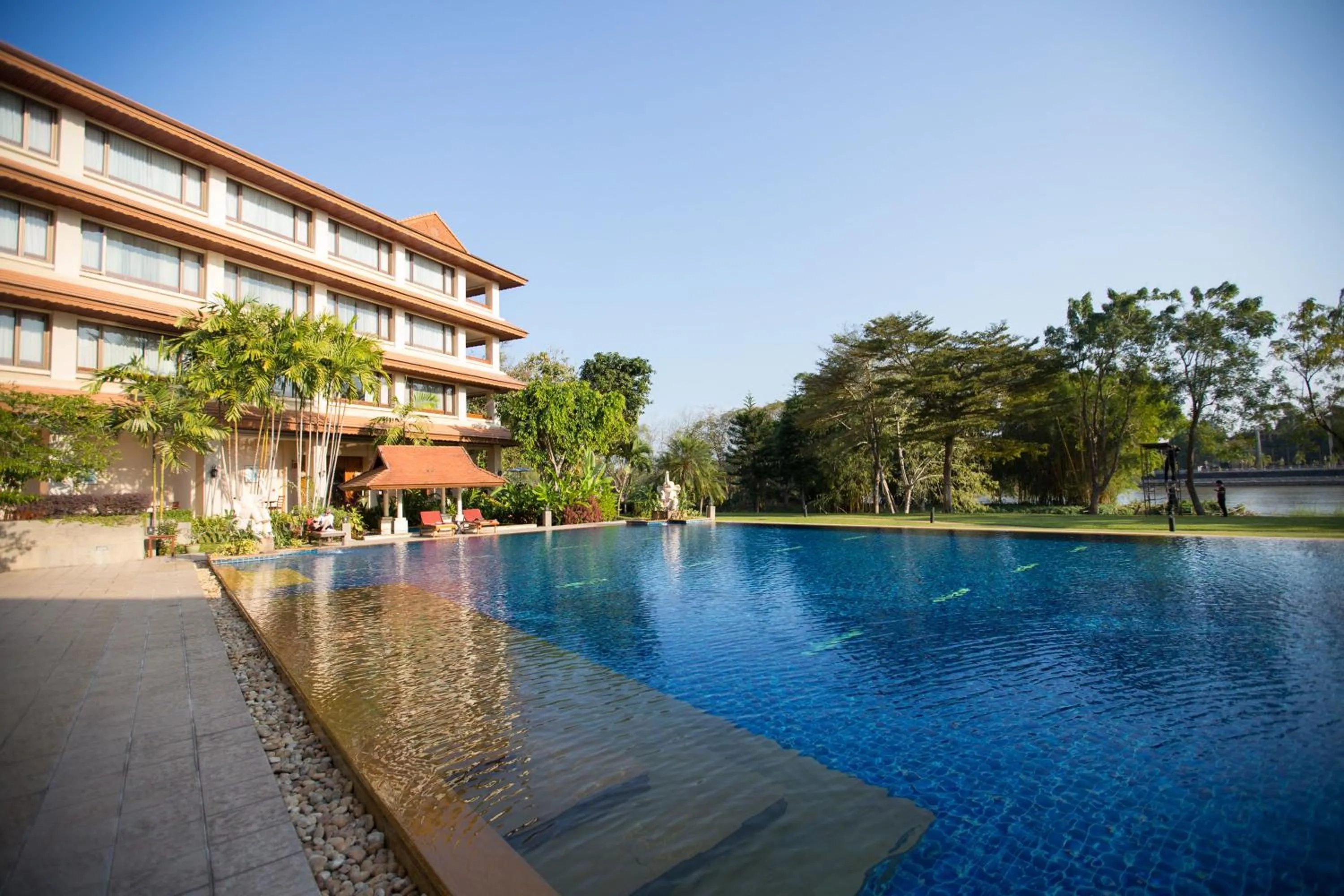 Property building in The Imperial River House Resort, Chiang Rai