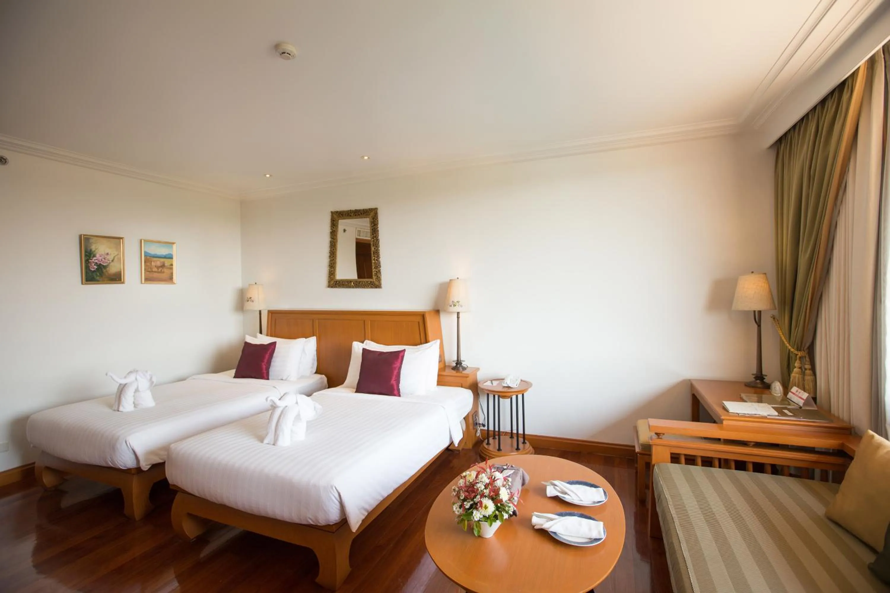 Bedroom, Bed in The Imperial River House Resort, Chiang Rai