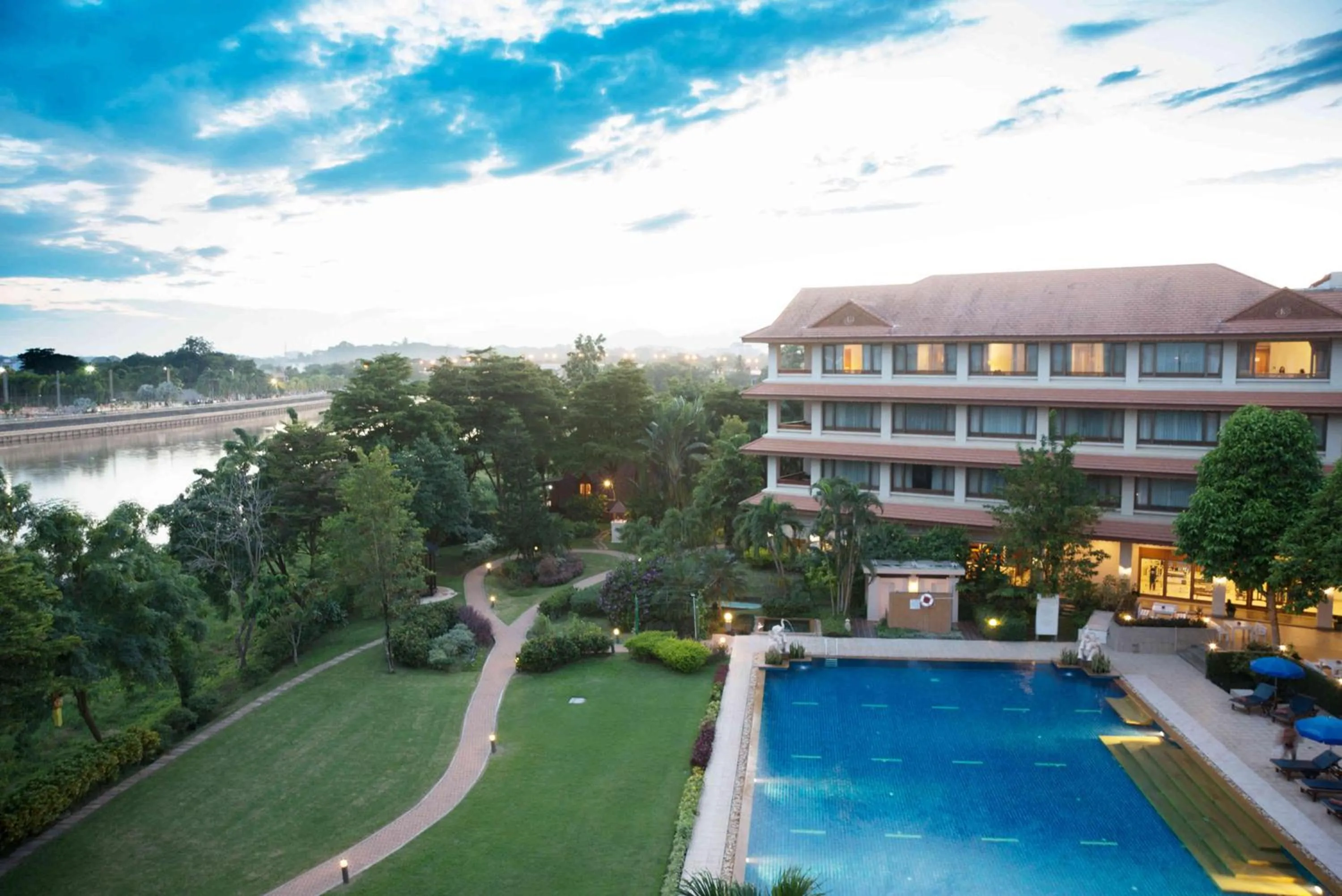 Property building in The Imperial River House Resort, Chiang Rai