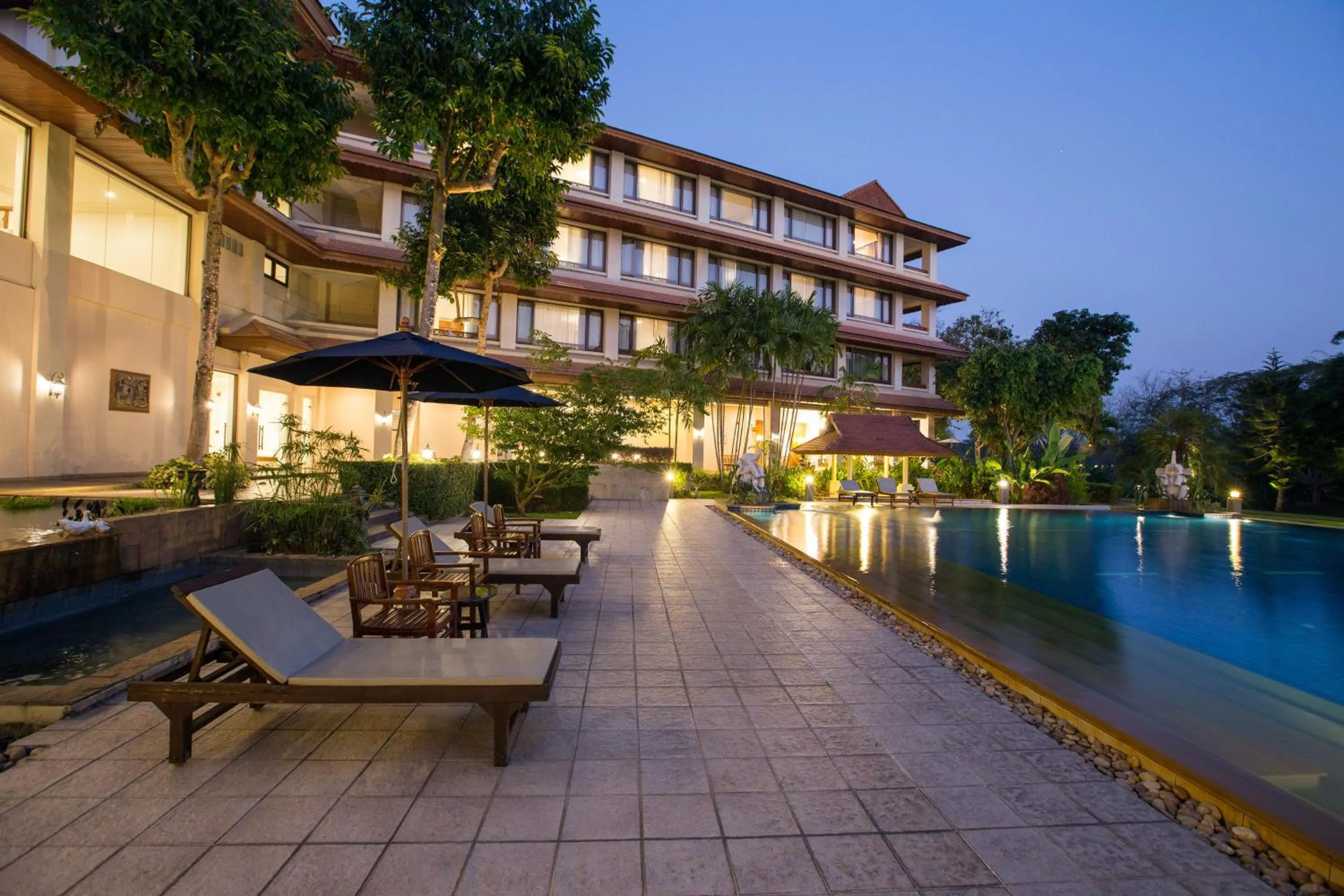 Property building in The Imperial River House Resort, Chiang Rai