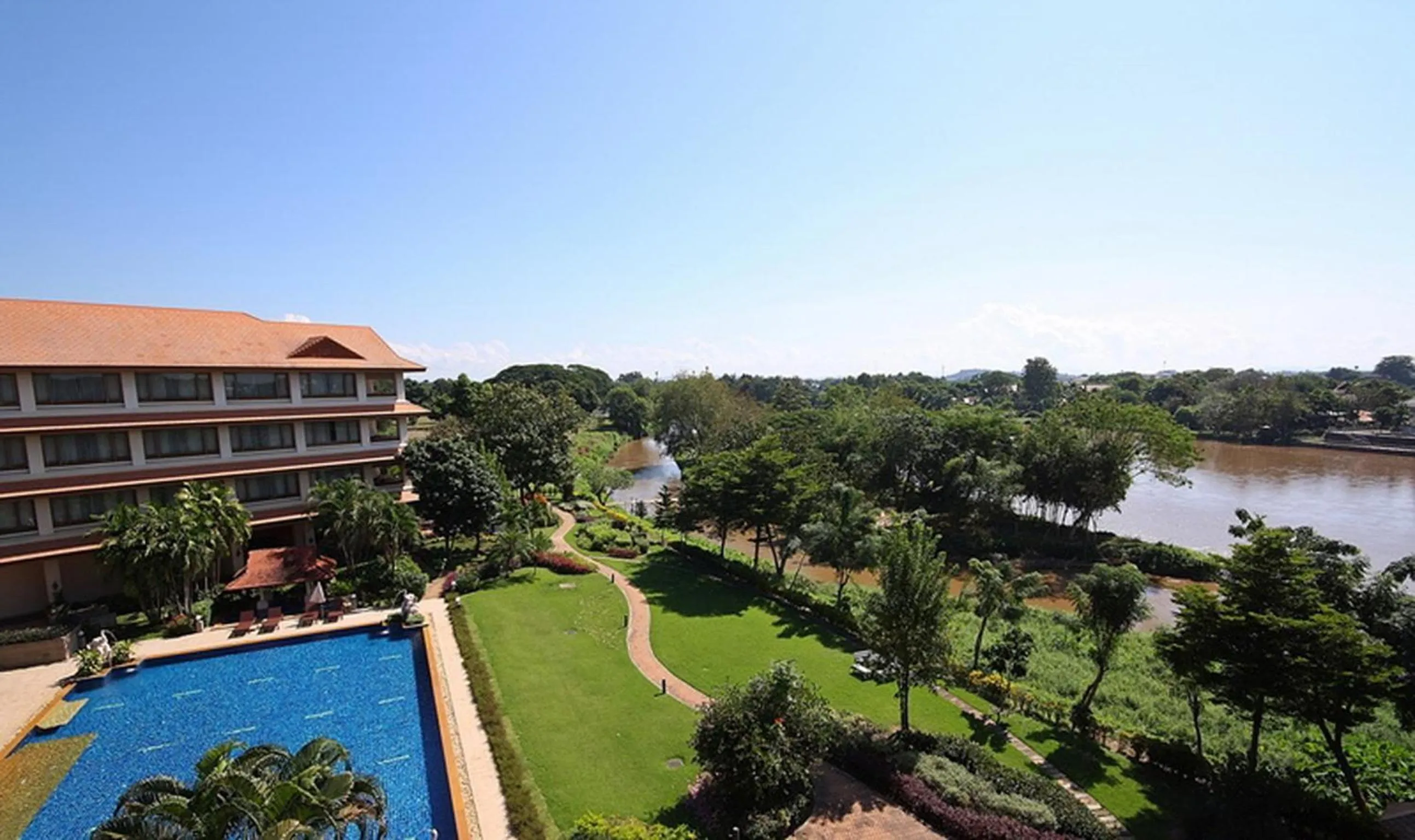 Bird's eye view in The Imperial River House Resort, Chiang Rai
