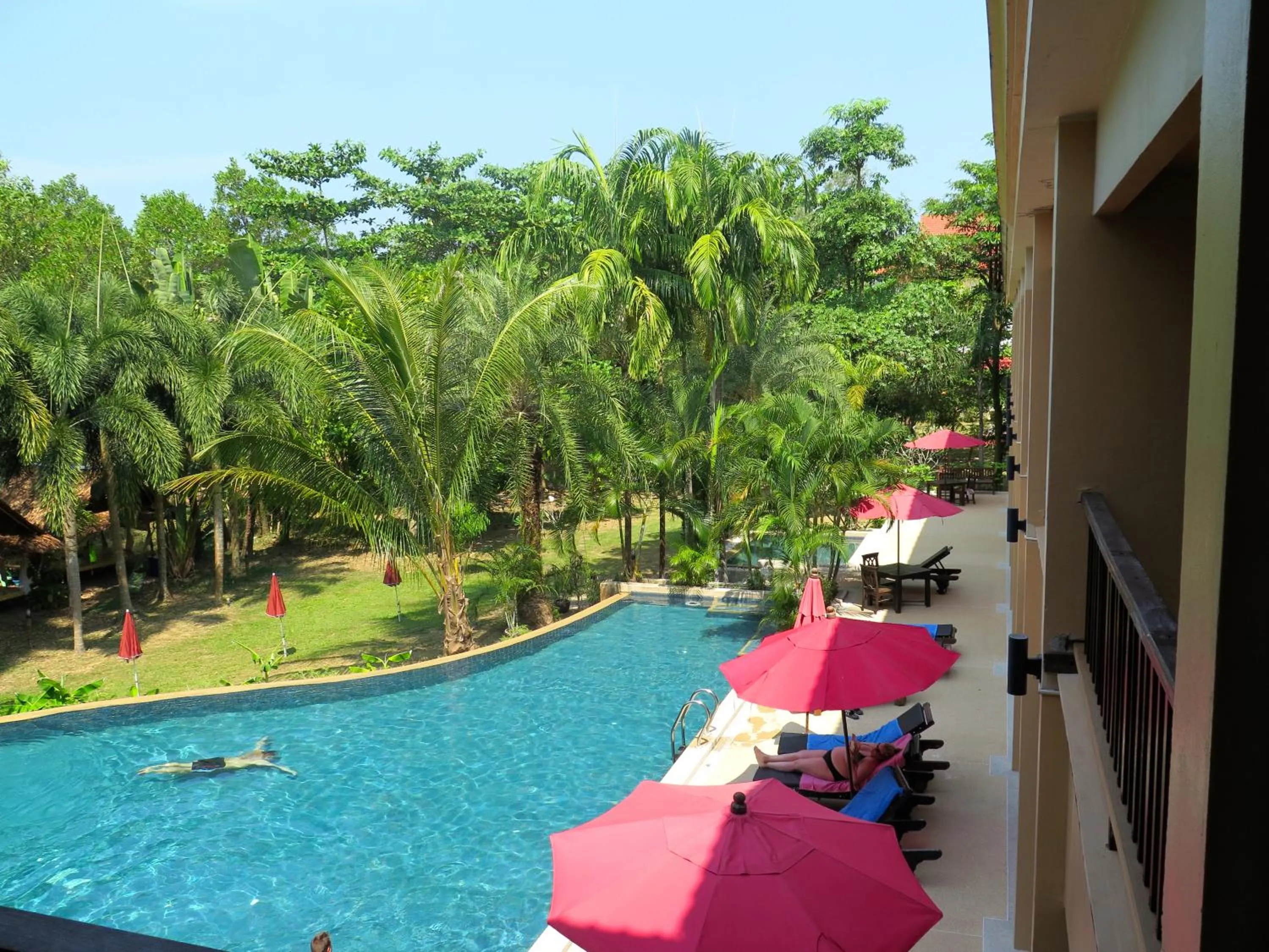 Swimming pool, Pool View in Khaolak Mohin Tara Resort - SHA Certified