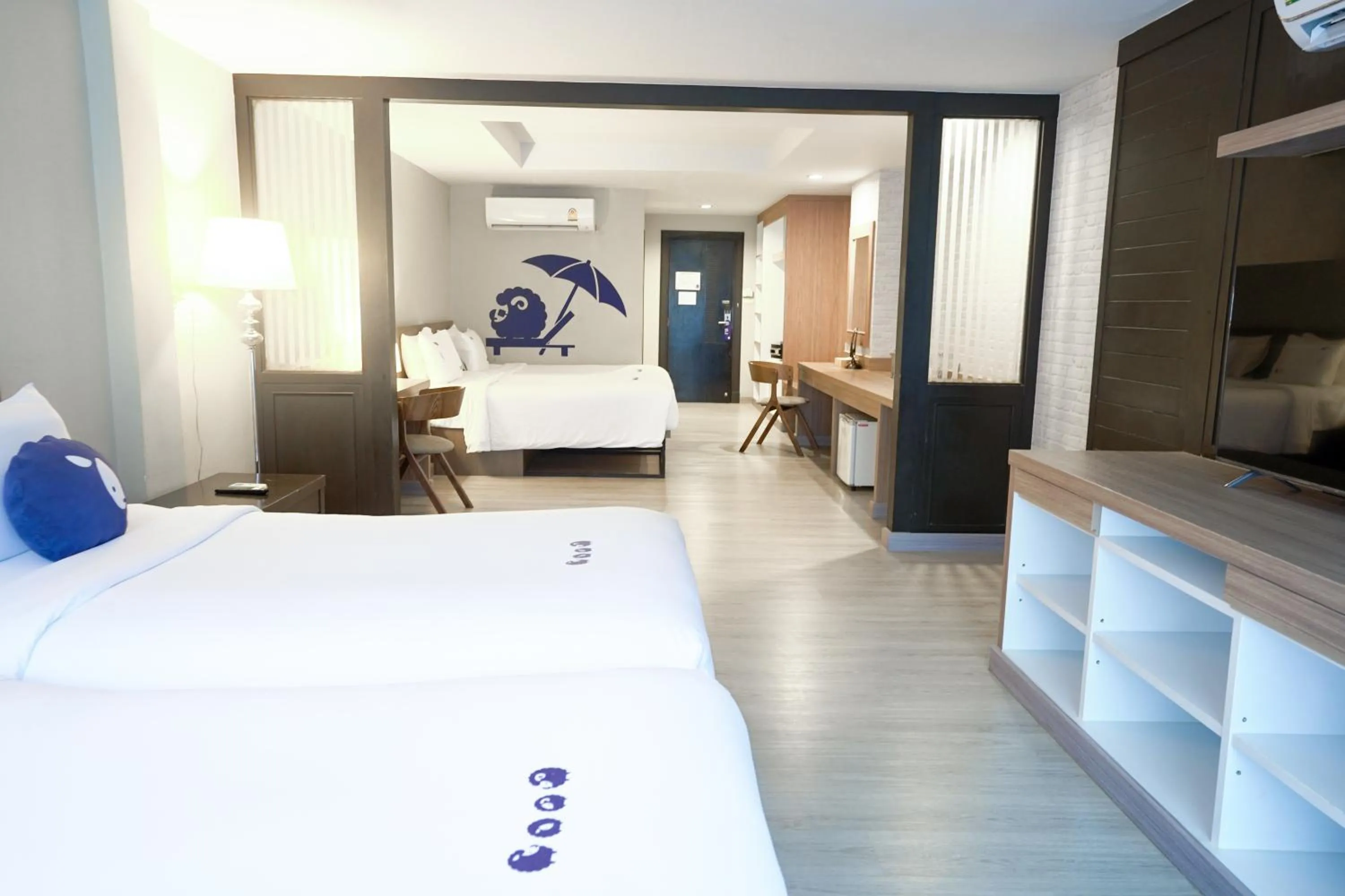 Bed in Kokotel Phuket Patong