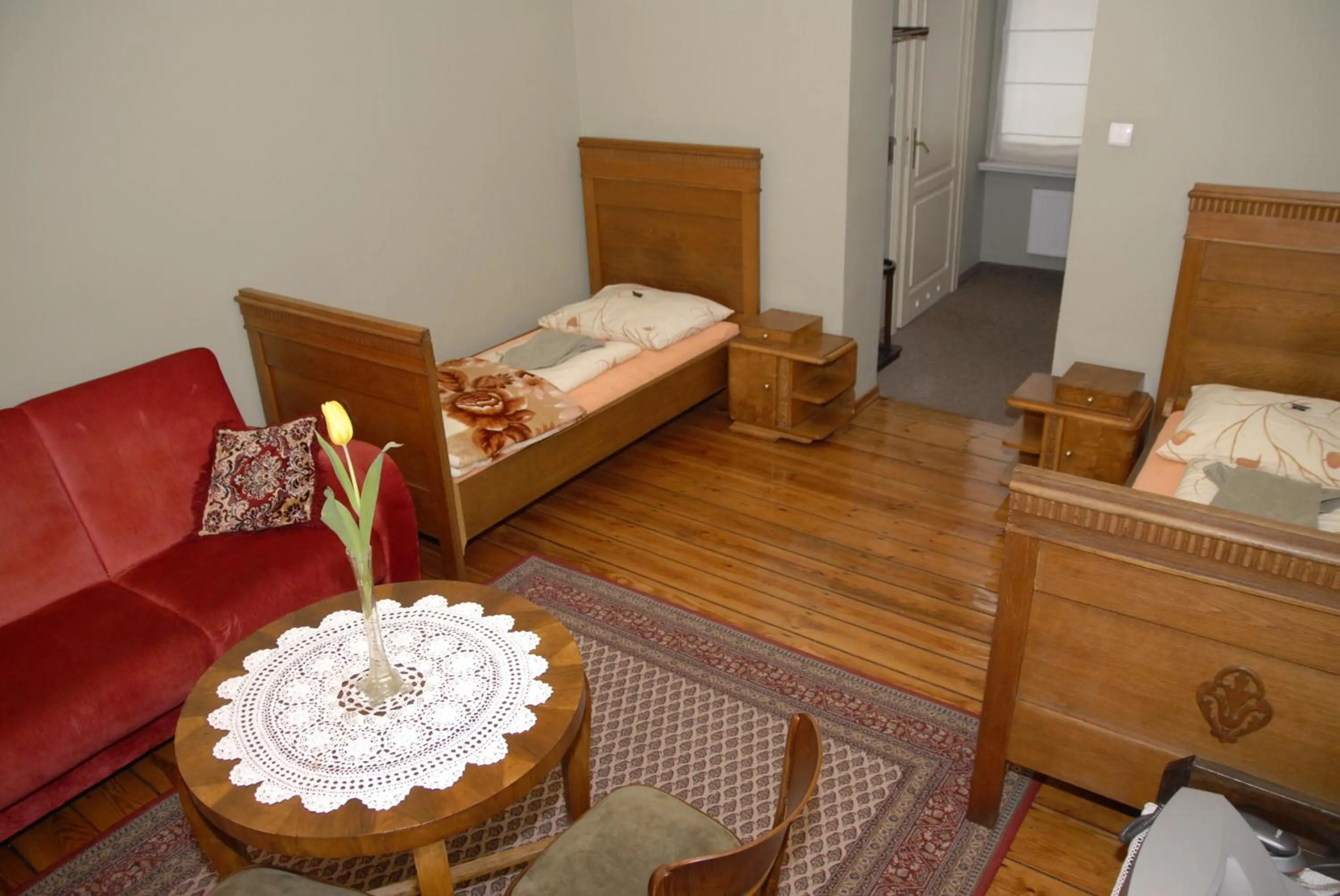 Photo of the whole room, Bed in Hostel, Pokoje gościnne Mleczarnia - Ozonowane