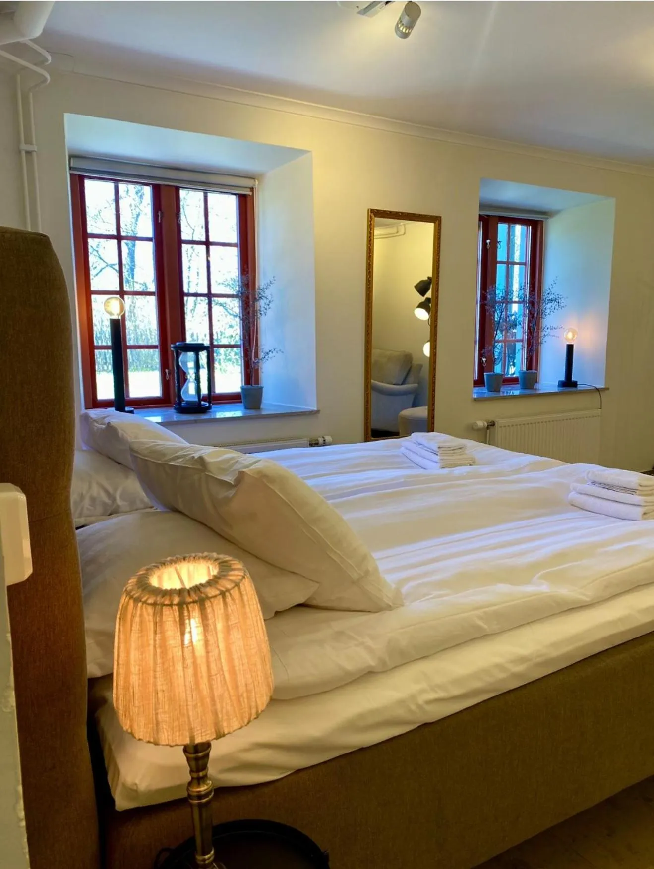 Bed in Hotell Breda Blick