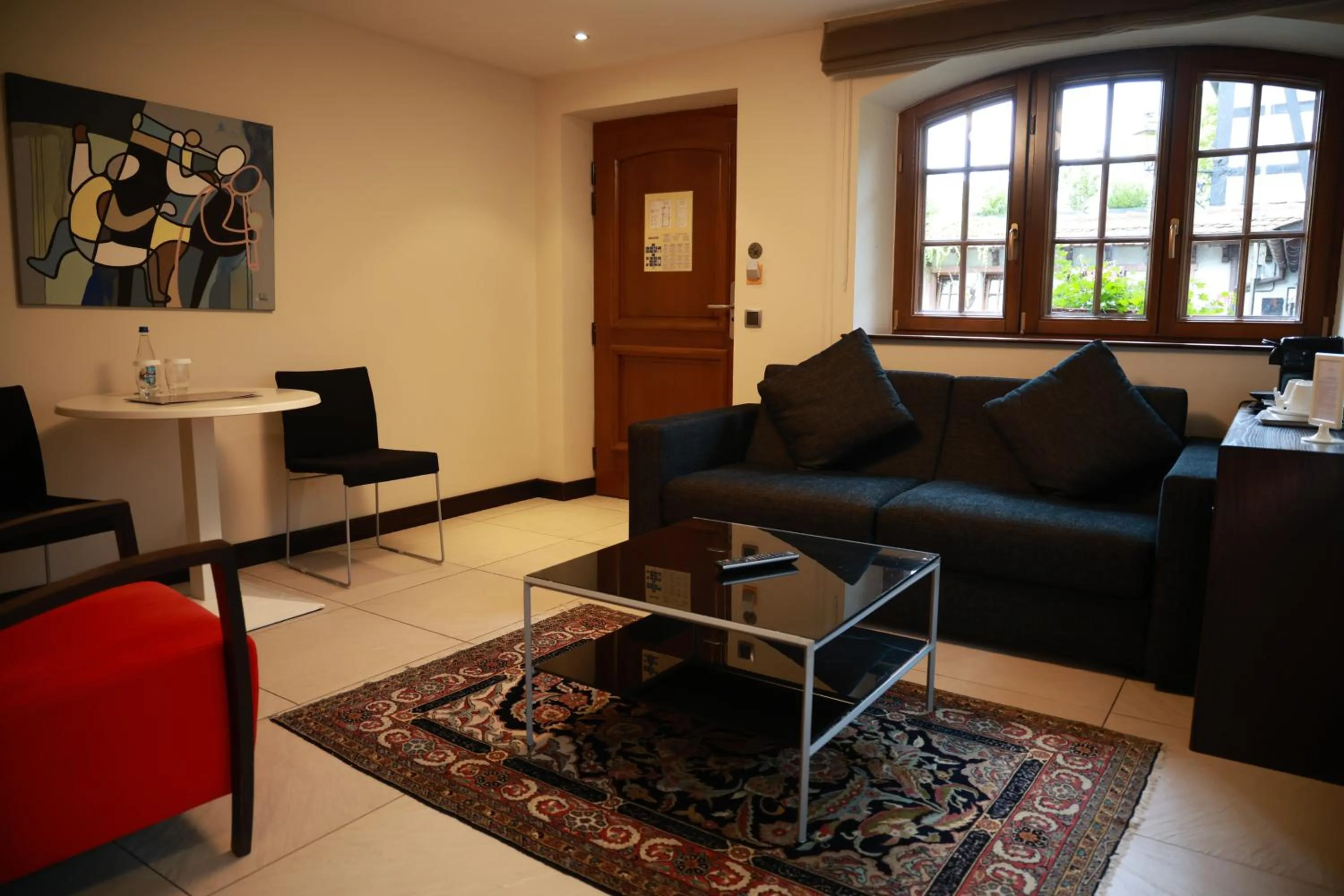 Seating area in Hotel - Restaurant Le Cerf & Spa