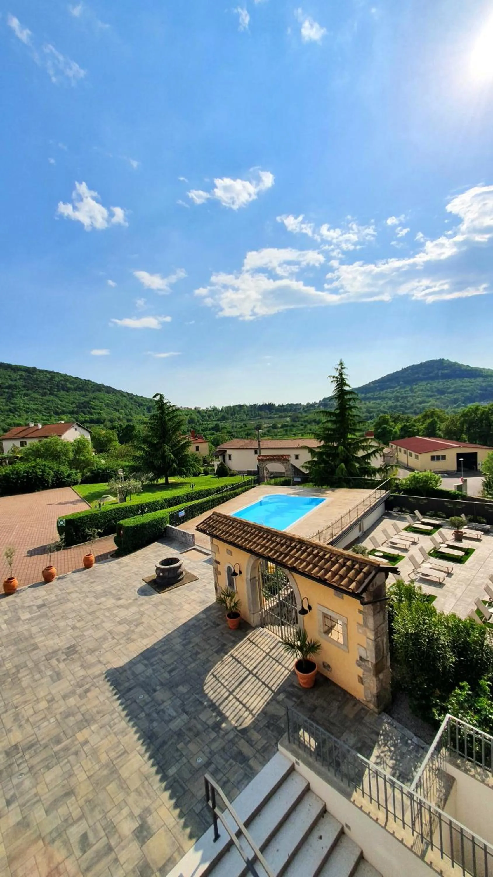 Pool view in Boutique Hotel Grahor