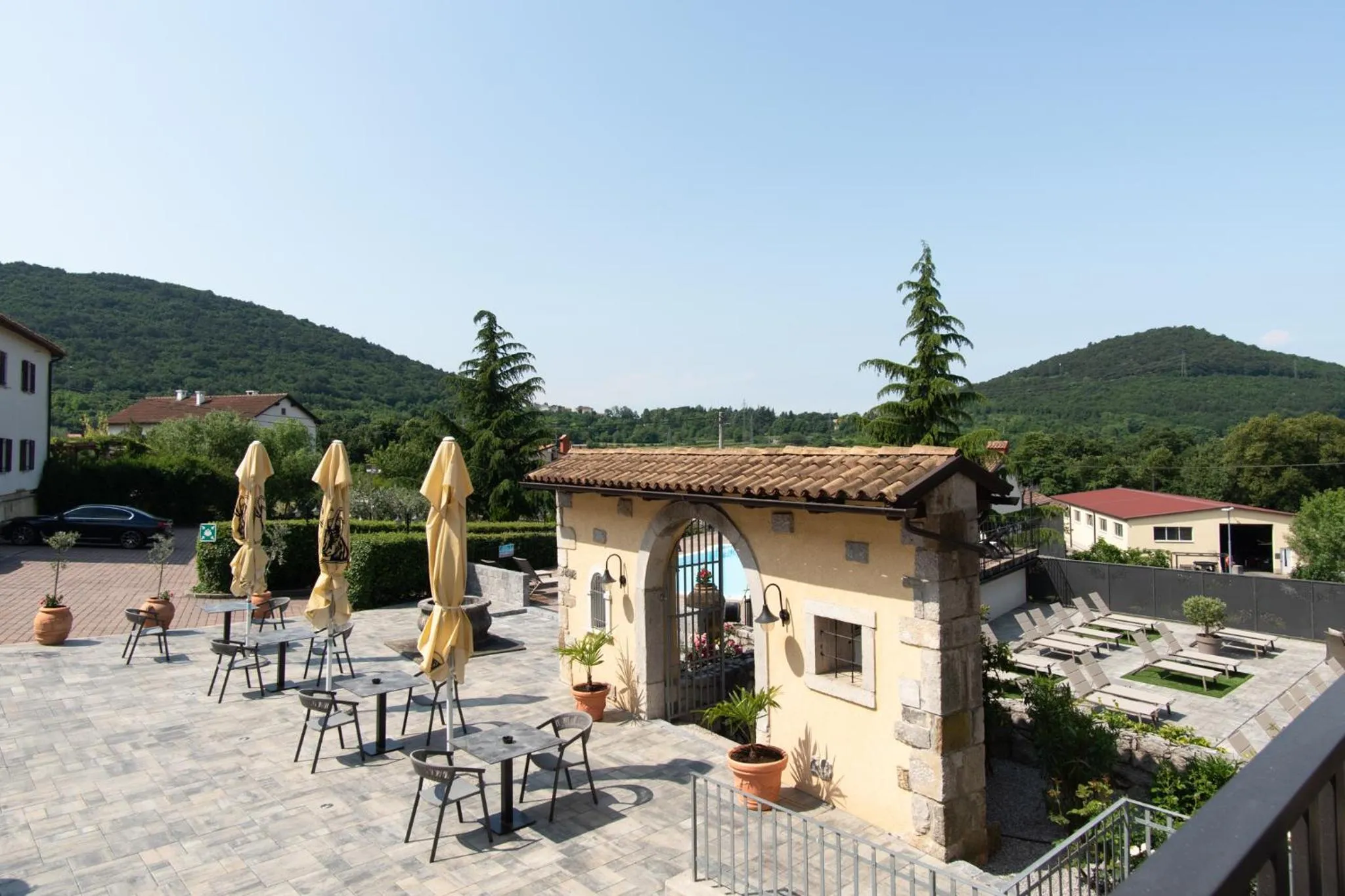 Patio in Boutique Hotel Grahor