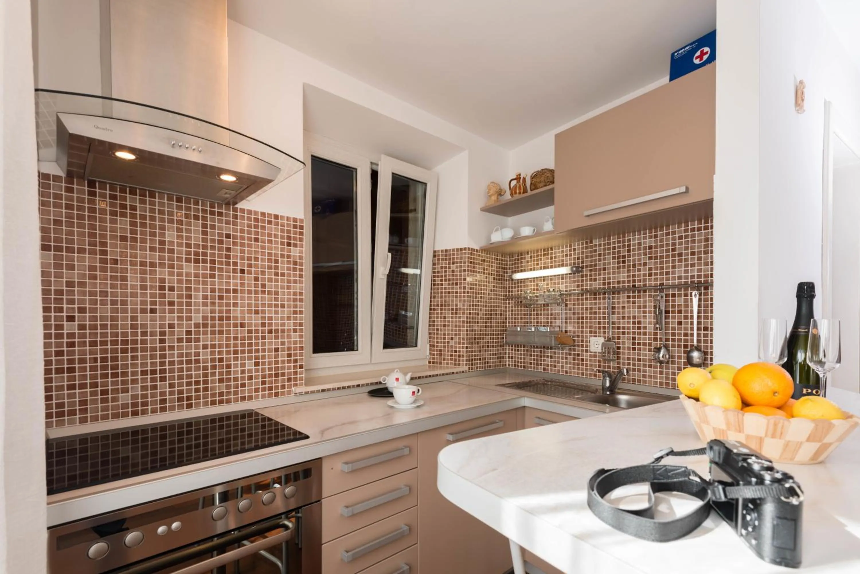 Kitchen or kitchenette in Villa Sv. Petar