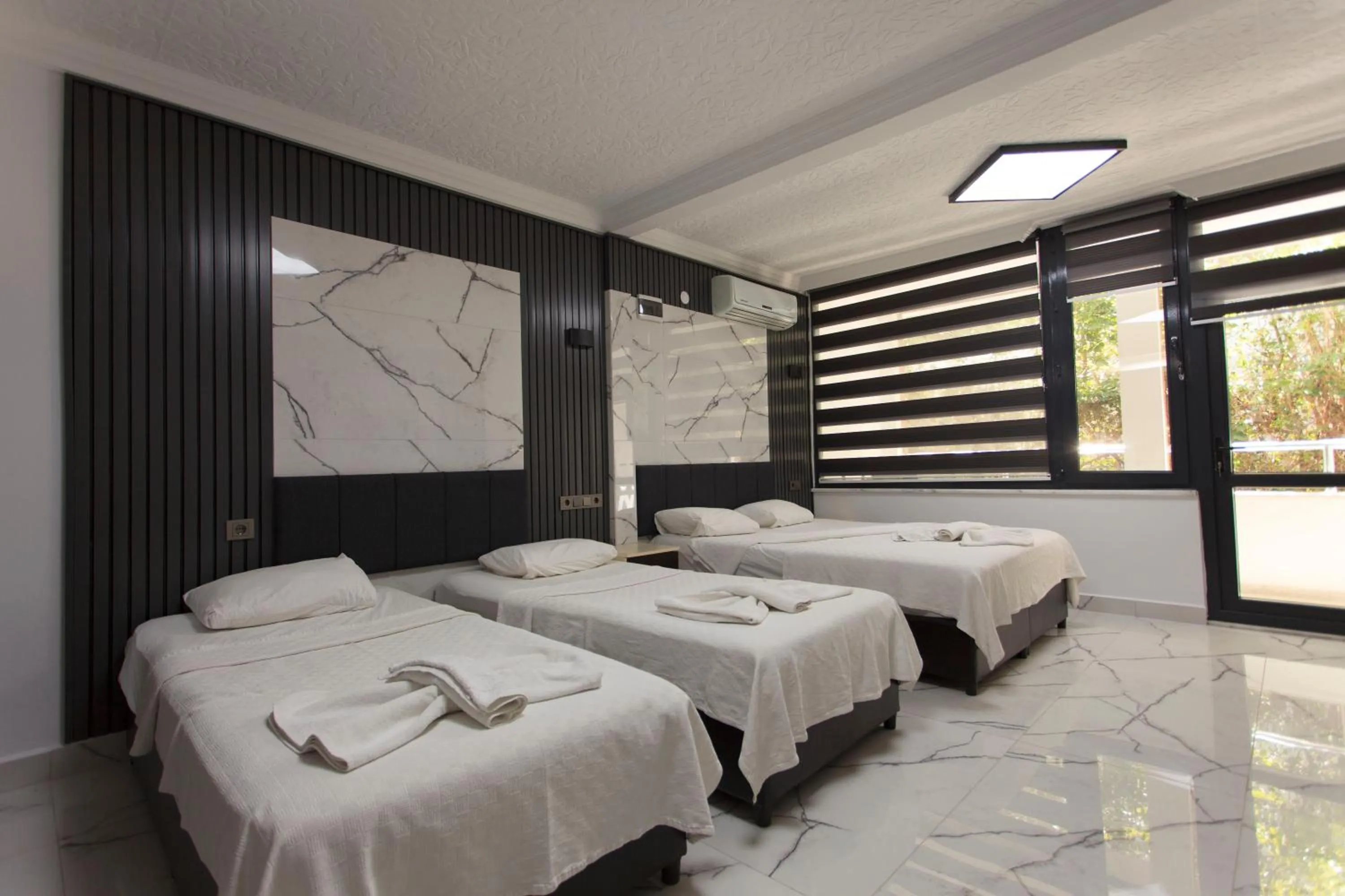 Bedroom, Bed in Green Peace Hotel