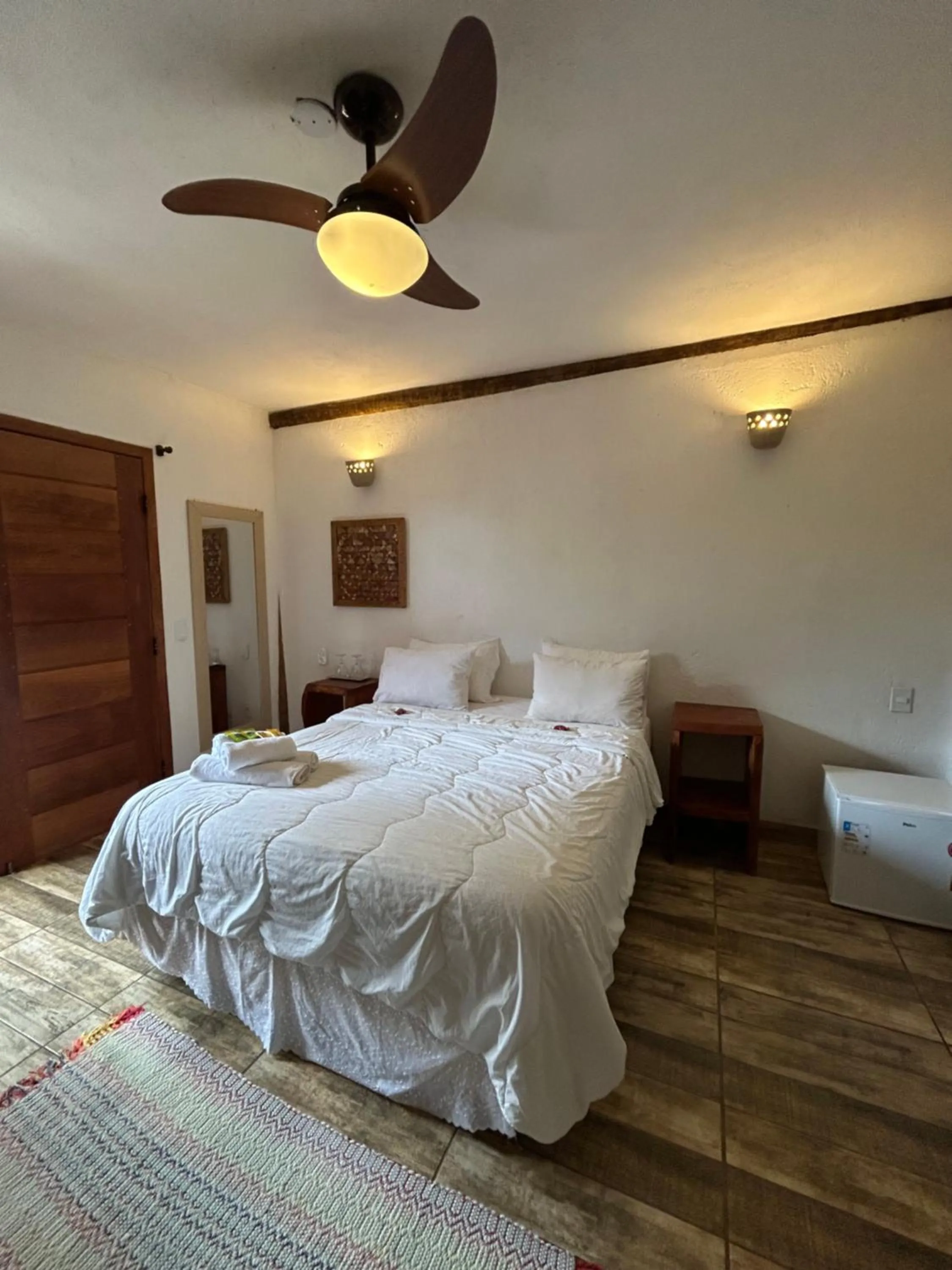 Bed in A Mi Manera Pousada , cerveja própria e Bistrô !