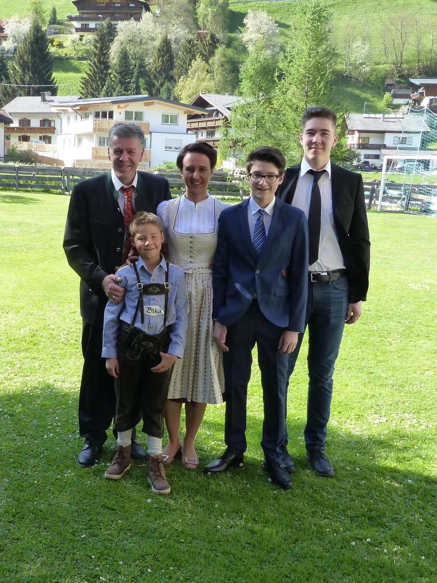 Family in Hotel Augarten
