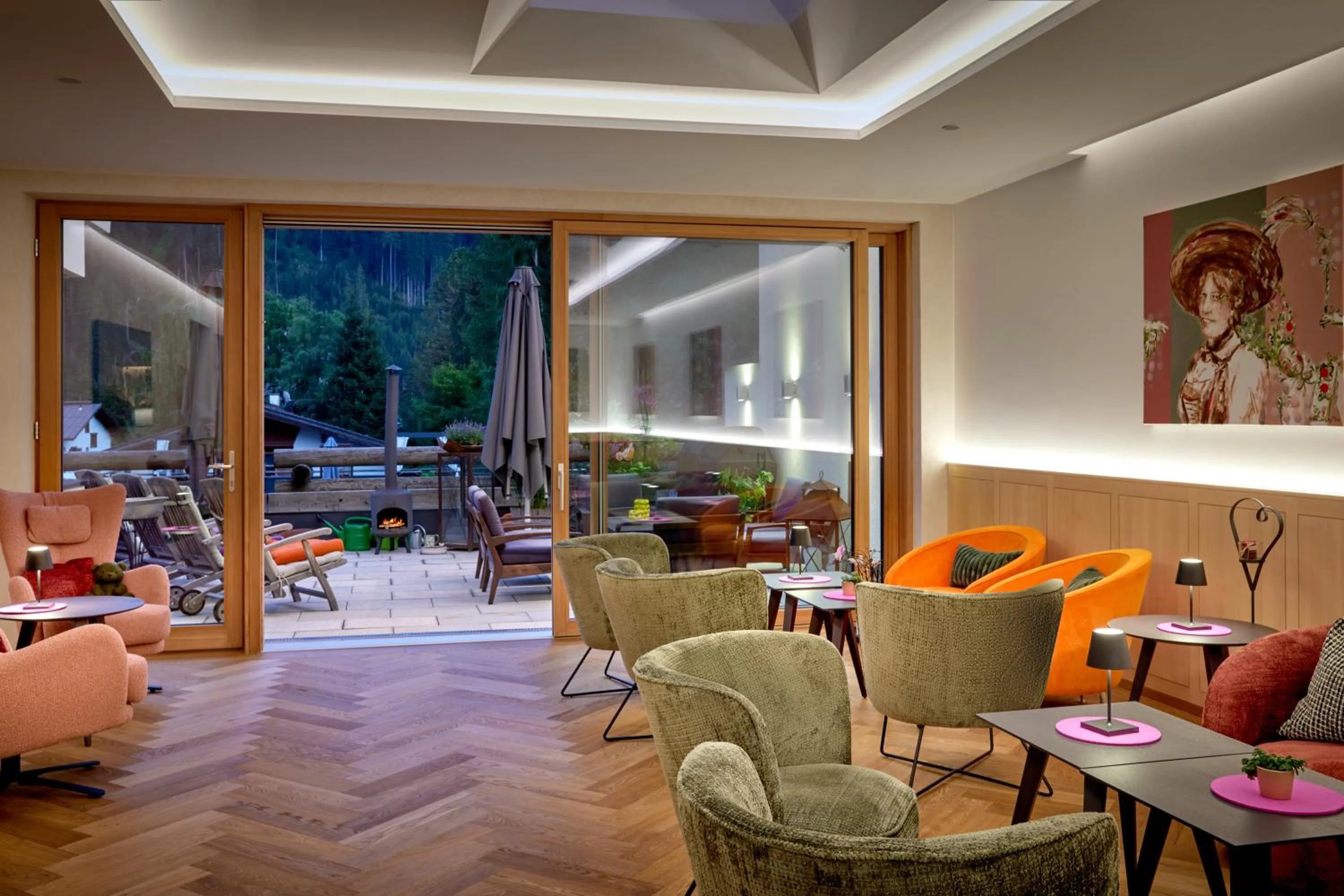 Seating area in Der Waldhof - Unique - A hidden gem